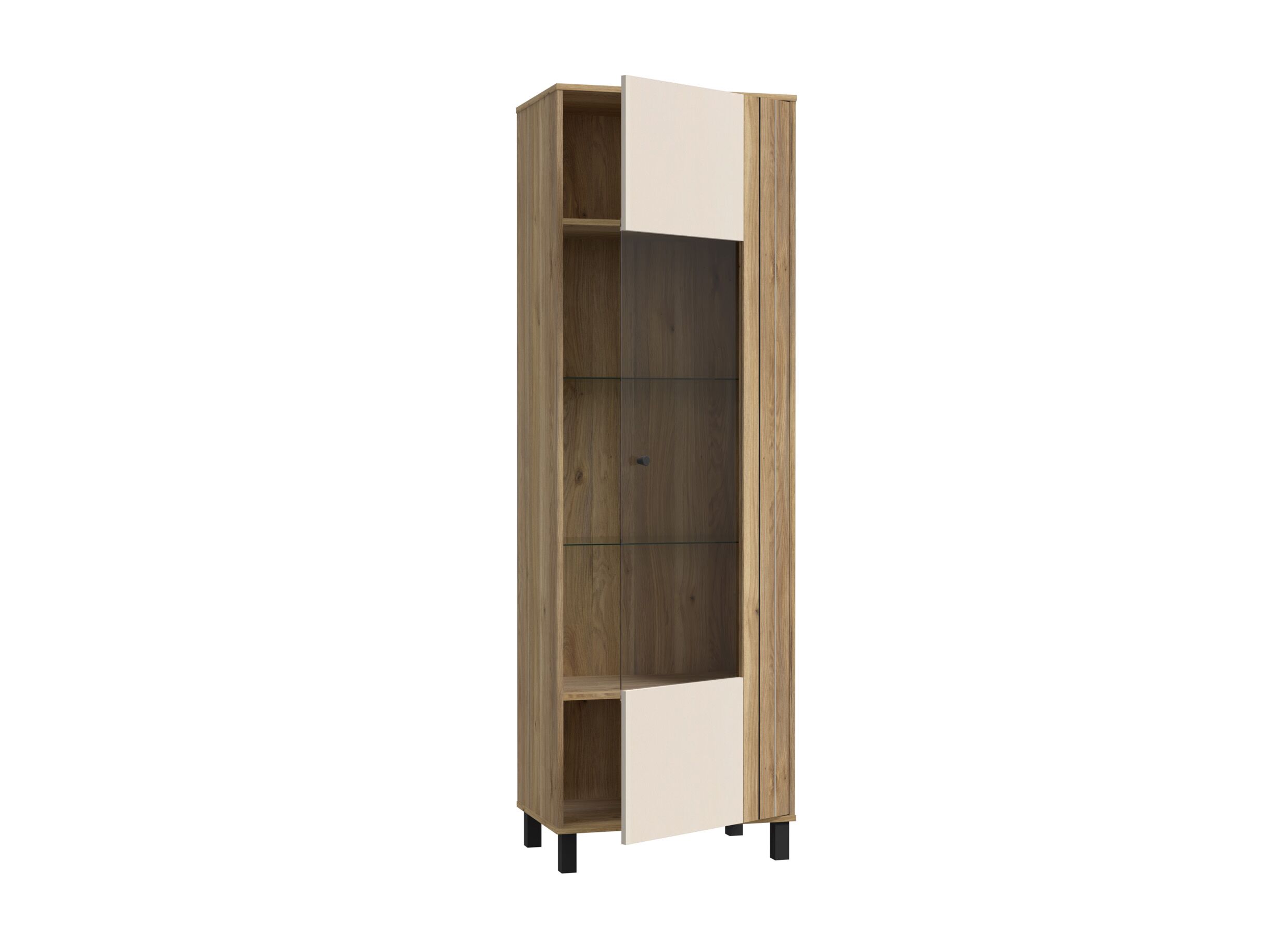Disposition - Armoire Killarney 64x42x196cm - décor - mauvella oak/sand