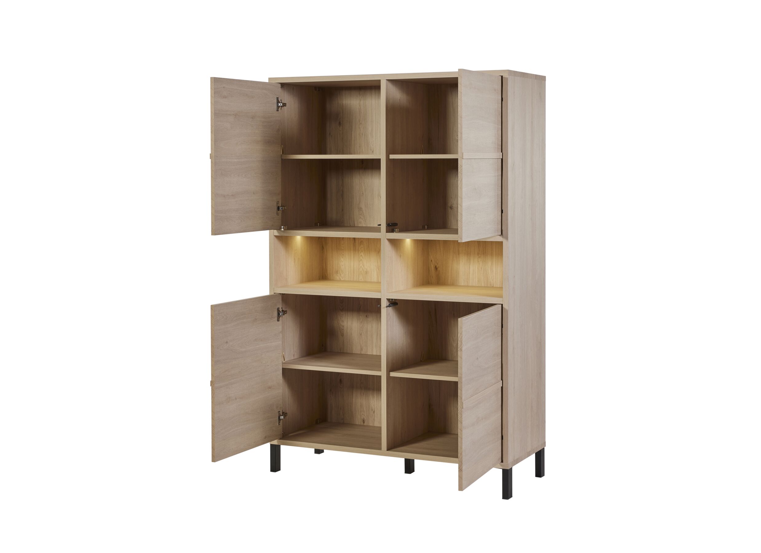 Disposition - Meuble Bar Umberto 122cm - décor - urban oak