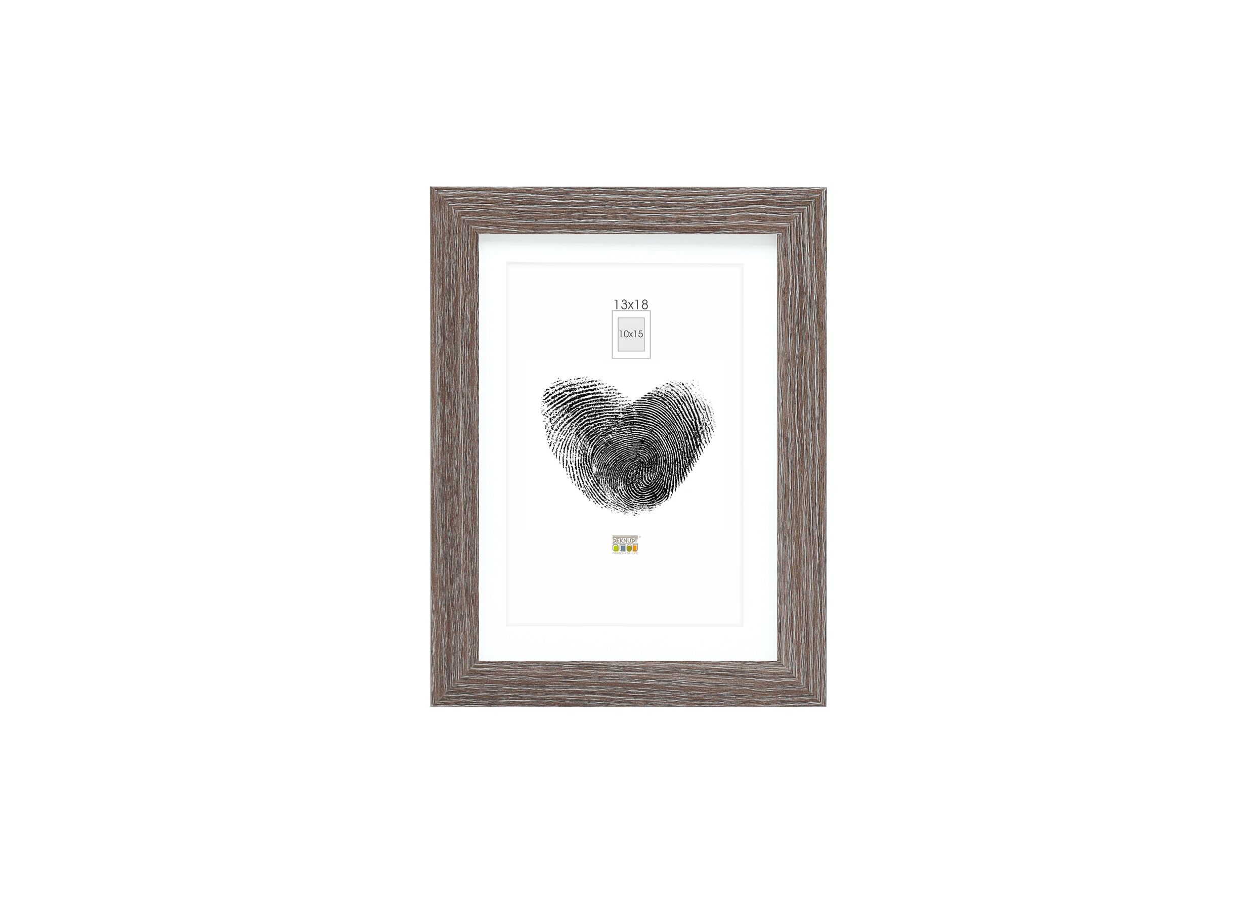 Cadre photo 13x18cm - Cadre photo 18x13cm - verre - grijs