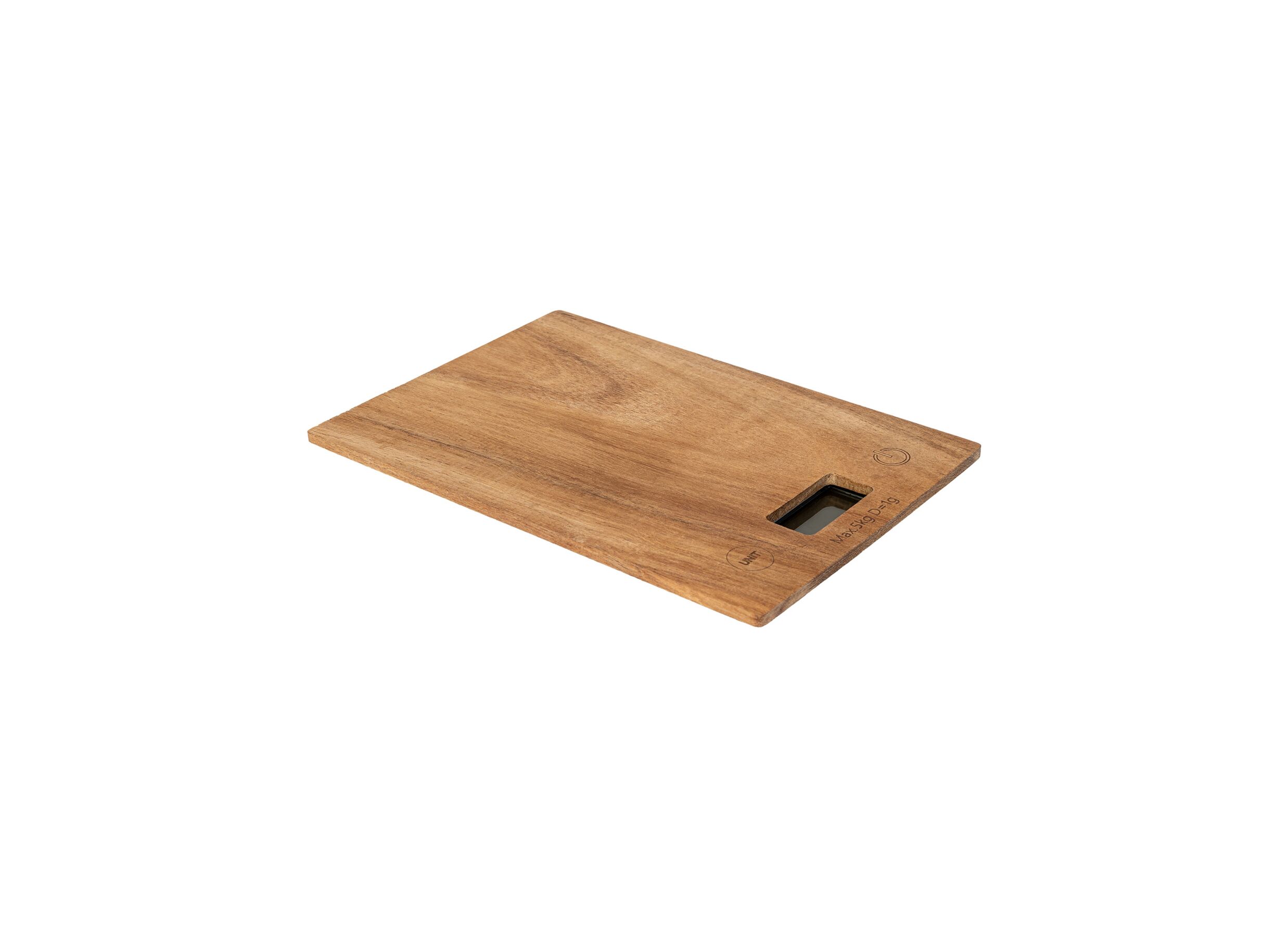 Hoofdfoto - Keukenweegschaal Harmony 21,5x15cm - acacia massief & kunststof - naturel