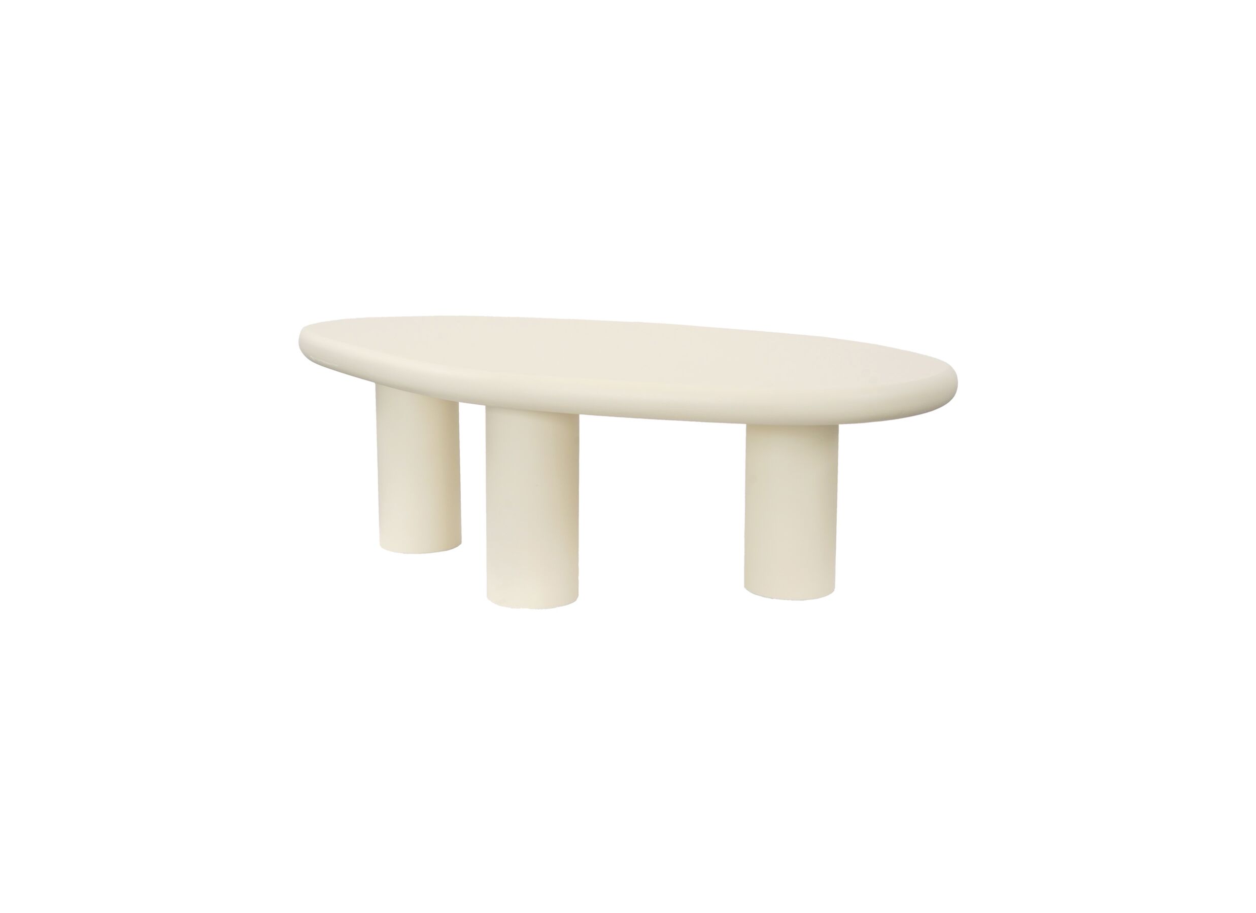 Salontafel Vela 120x70cm - micro cement - beige - Table basse Vela 120x70cm - micro ciment - beige