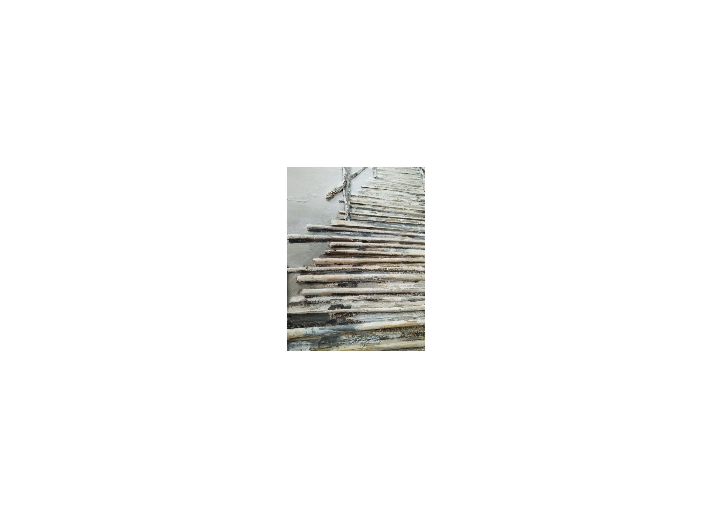Detail - Peinture sur toile Into Nowhere 100x100cm