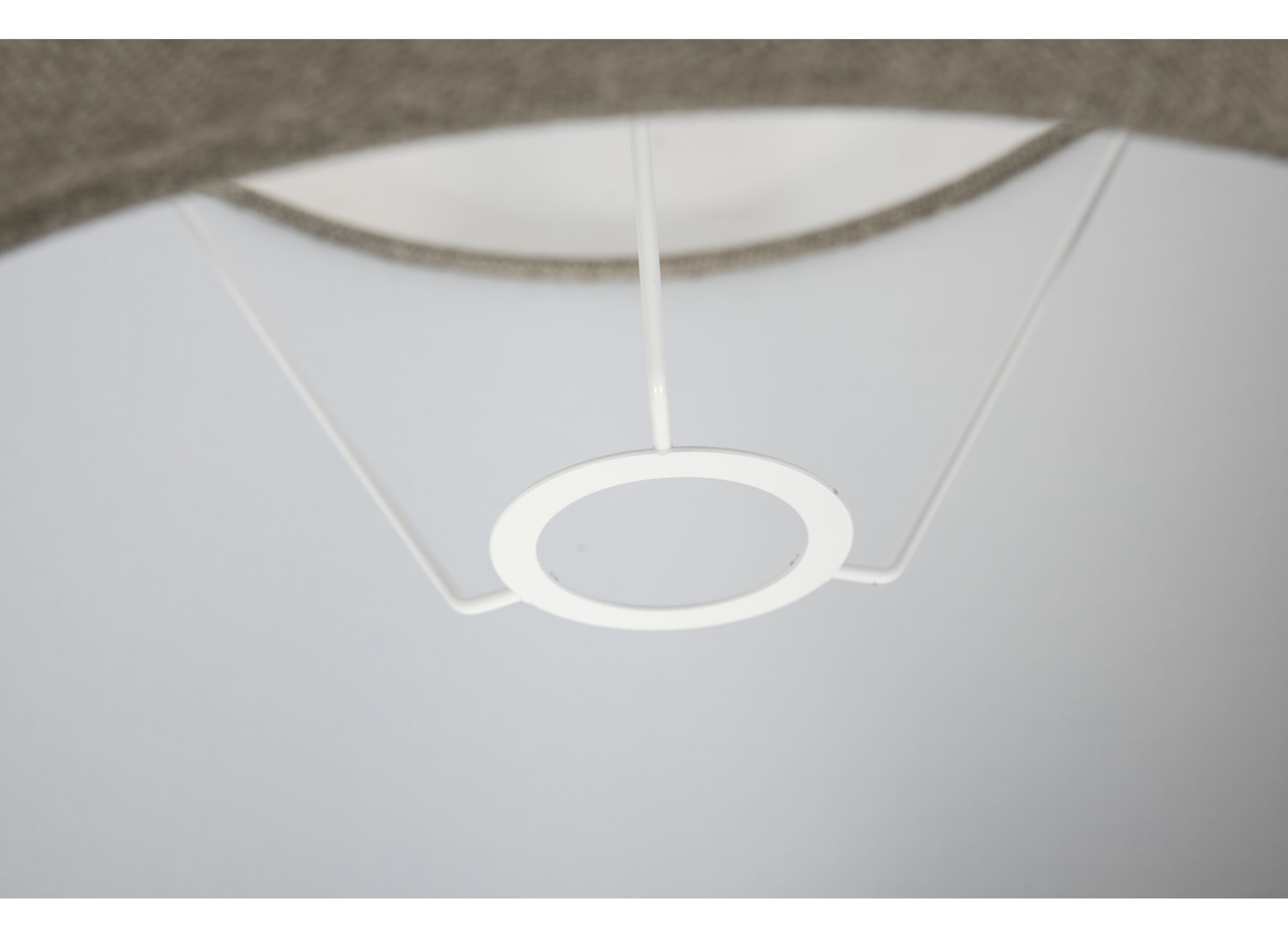Detailfoto - Lampenkap Ø30cm - stof - taupe