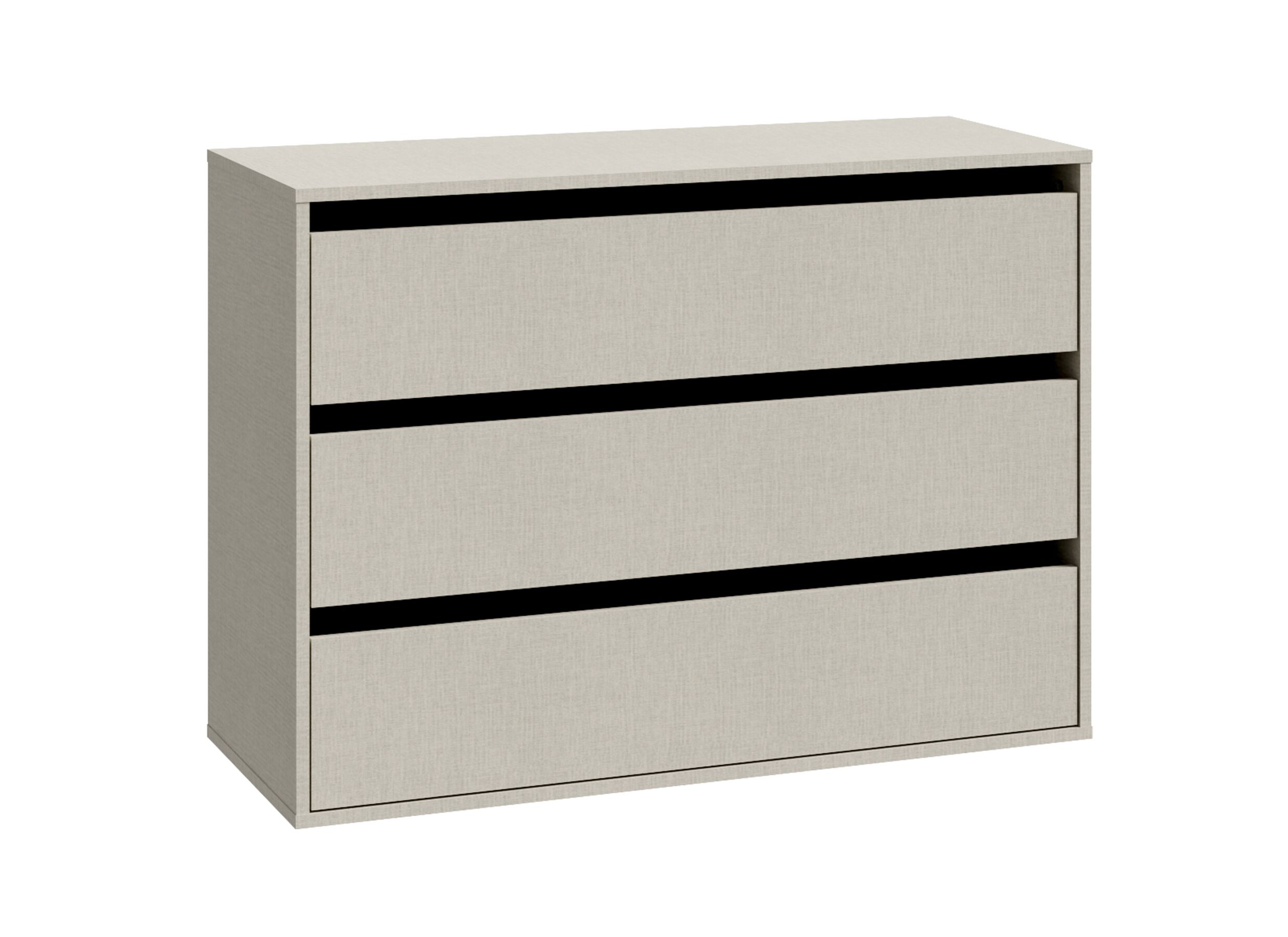 Hoofdfoto - Ladekast Forte 98,7x40x71cm - decor - grijs