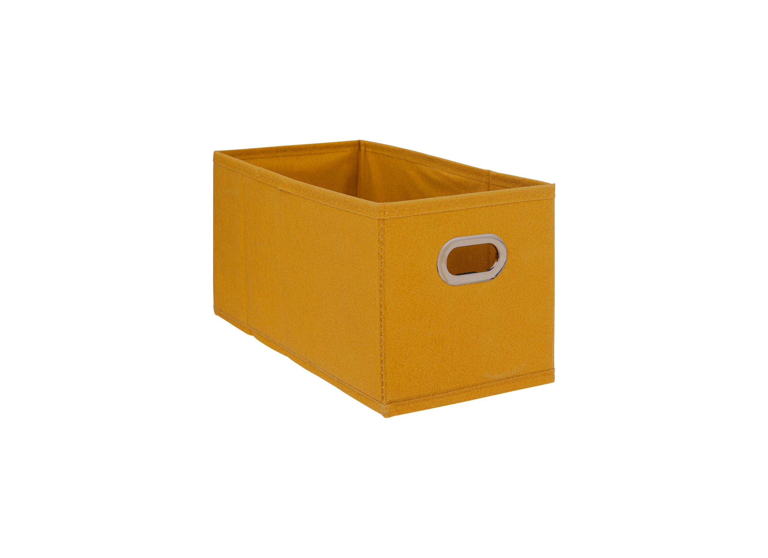 Opbergbox 31x15x15cm mosterd