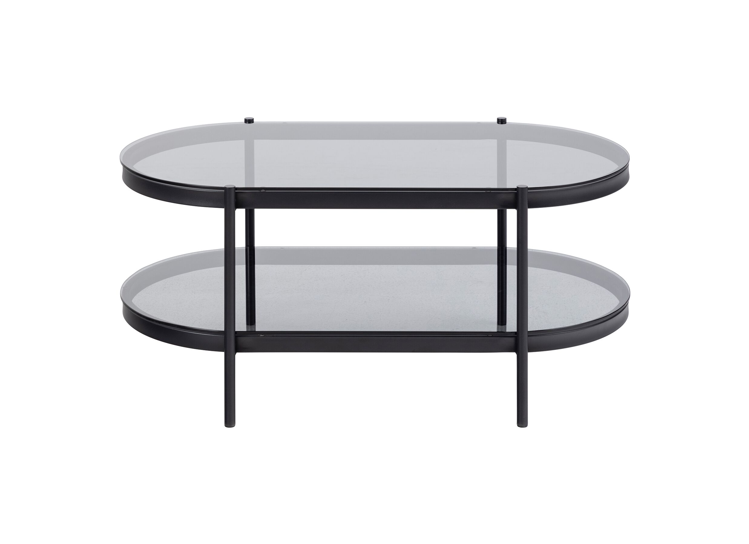 Detailfoto - Salontafel metaal glas