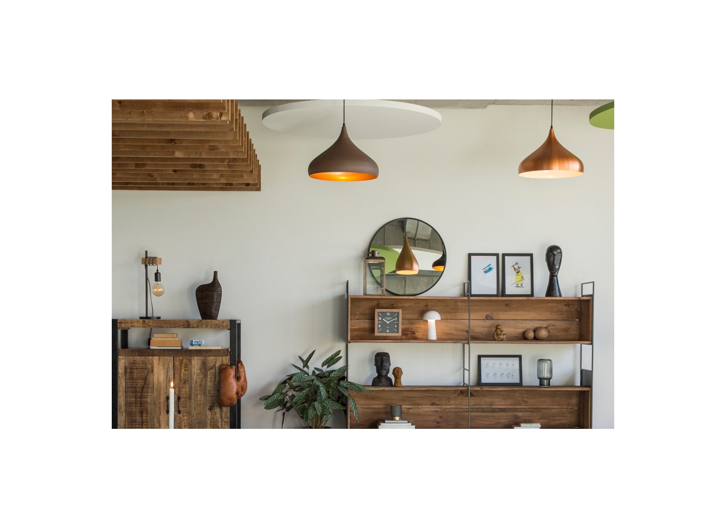 Foto ambiance - Suspension Ø42cm 60W E27