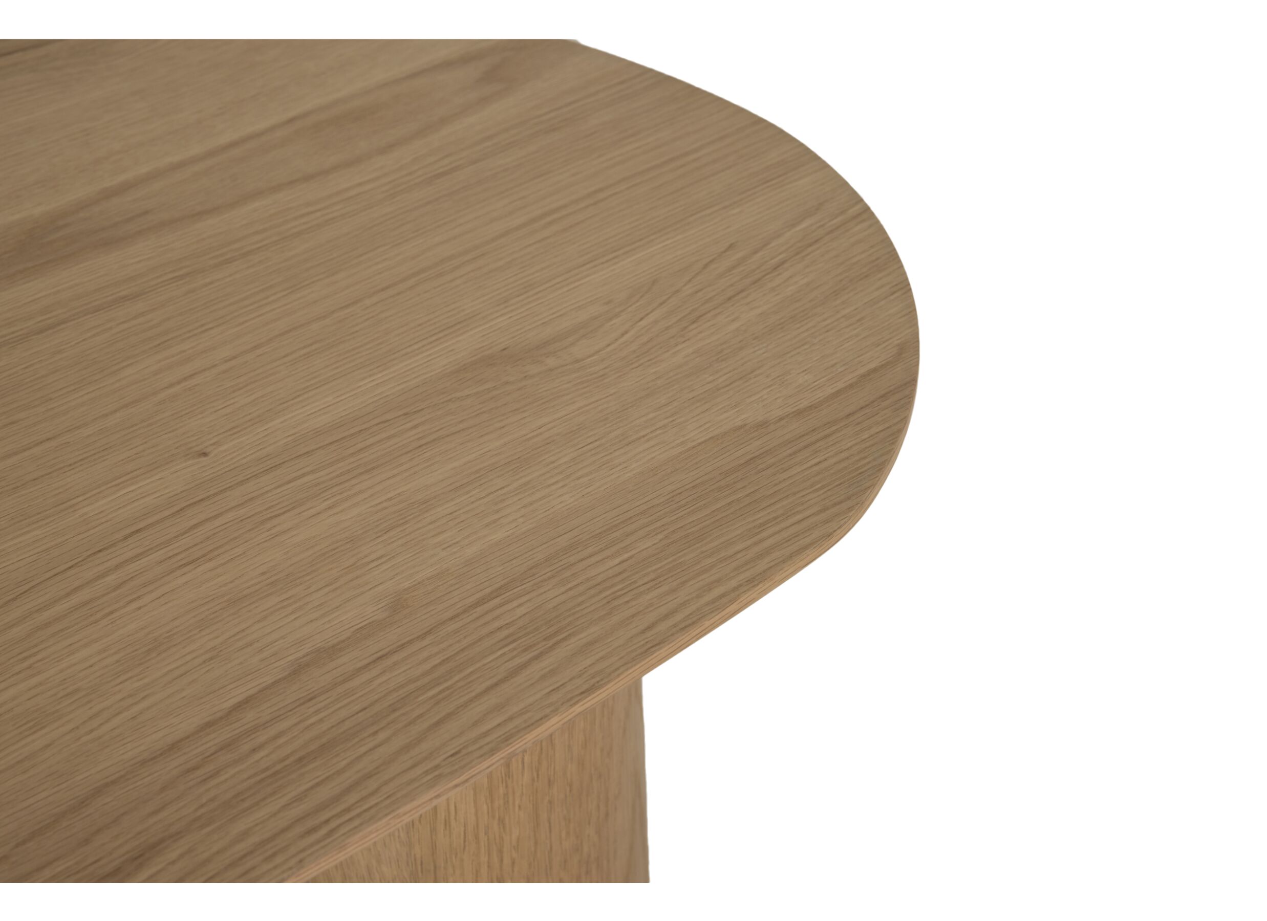 Detailfoto - Salontafel Cappa 75x60cm - eik fineer - naturel