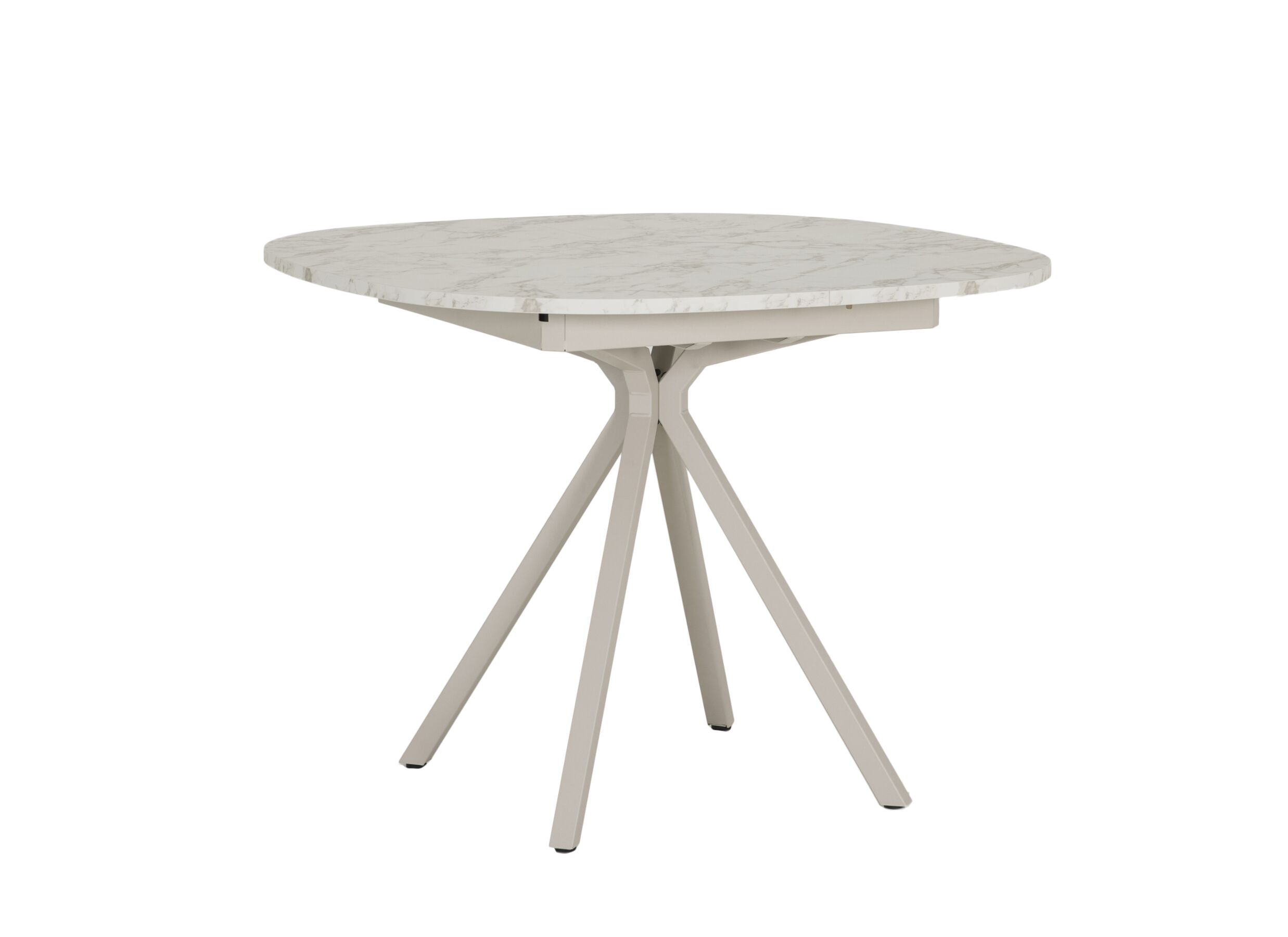 Bartafel Onyx Ø120cm - decor - carrara creamy & zand - Table de bar Onyx Ø120cm - décor - carrara creamy & sand