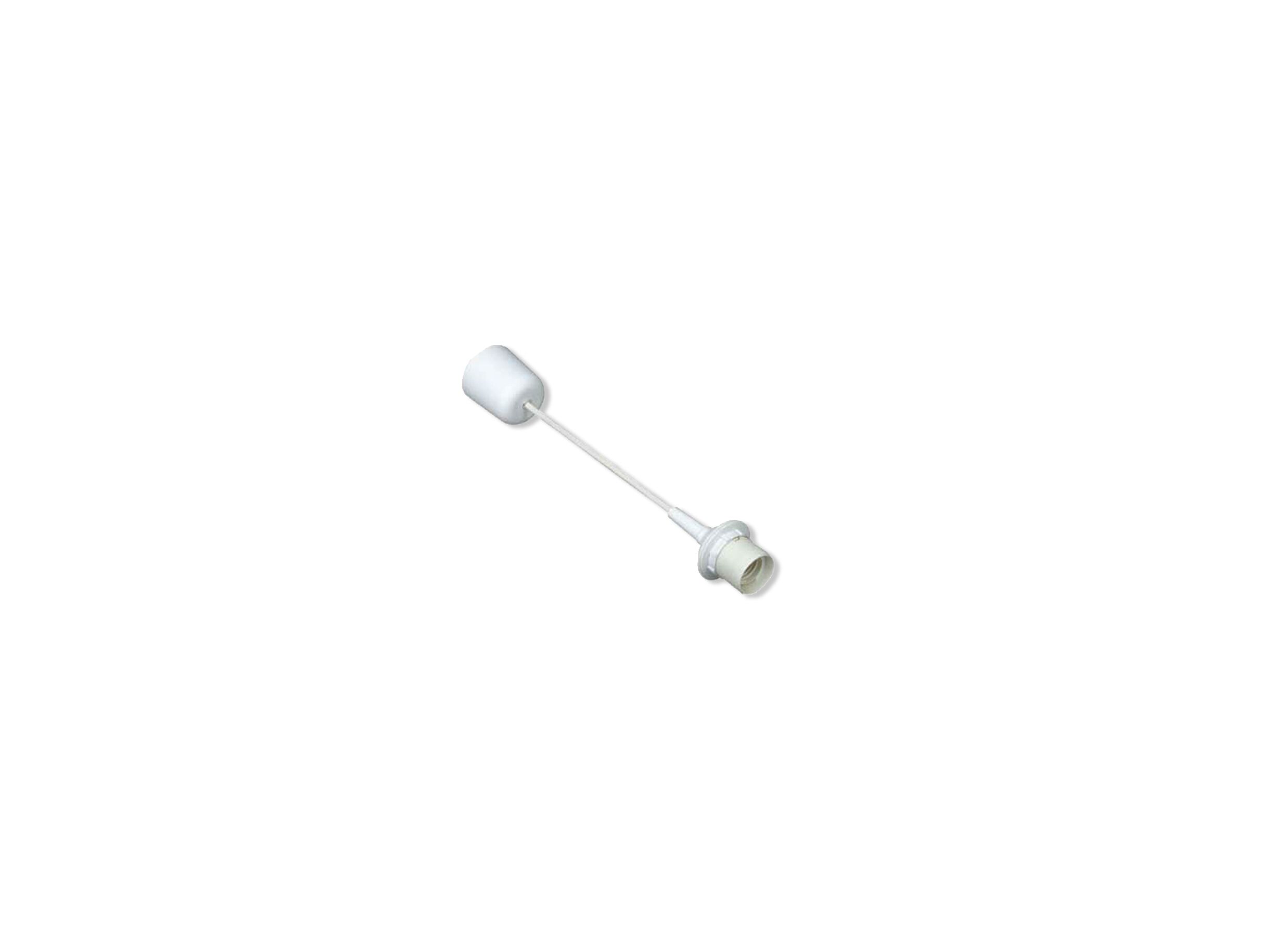 Hanglamp 60W E27 wit