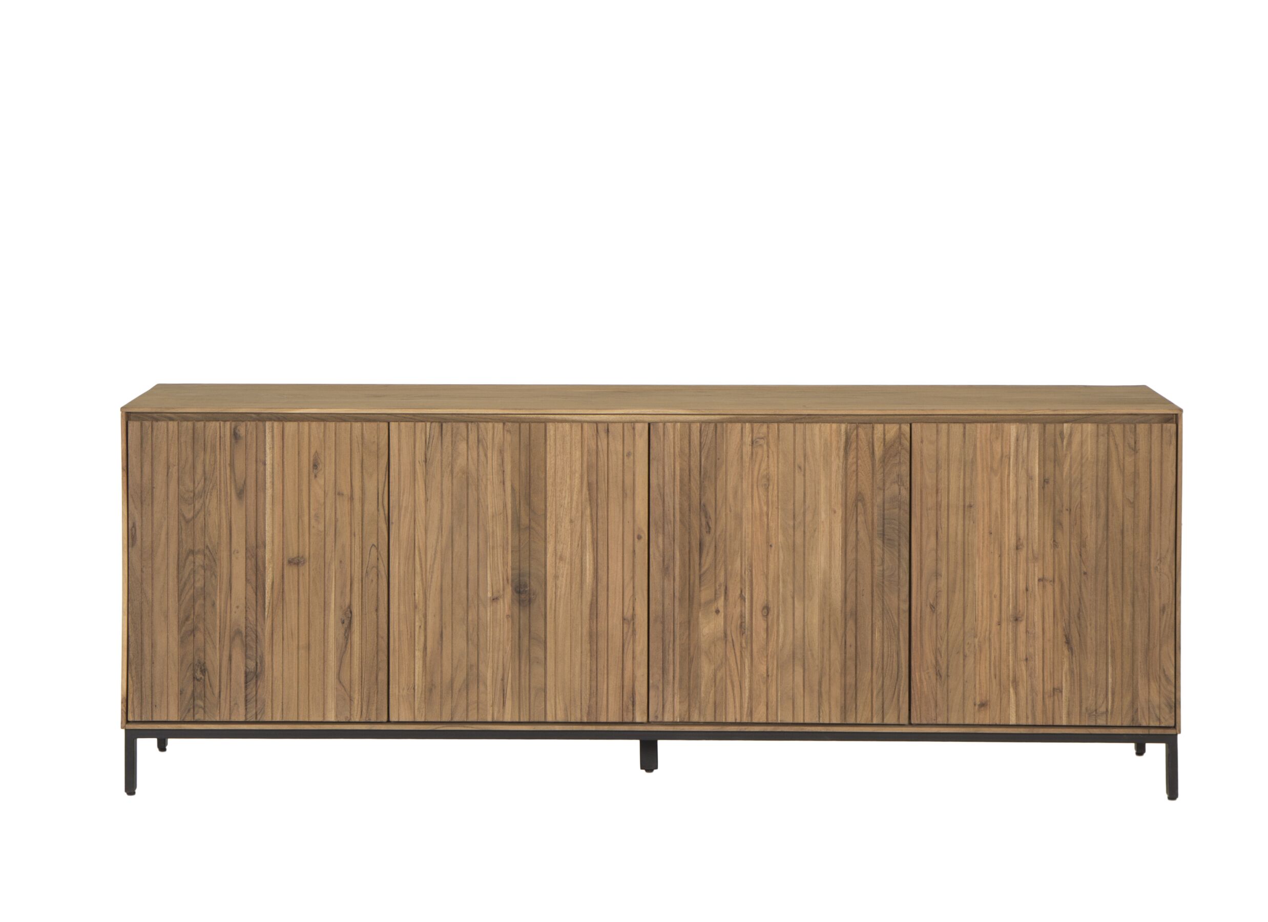 Buffet Aquilano 225cm - acacia massif - naturel