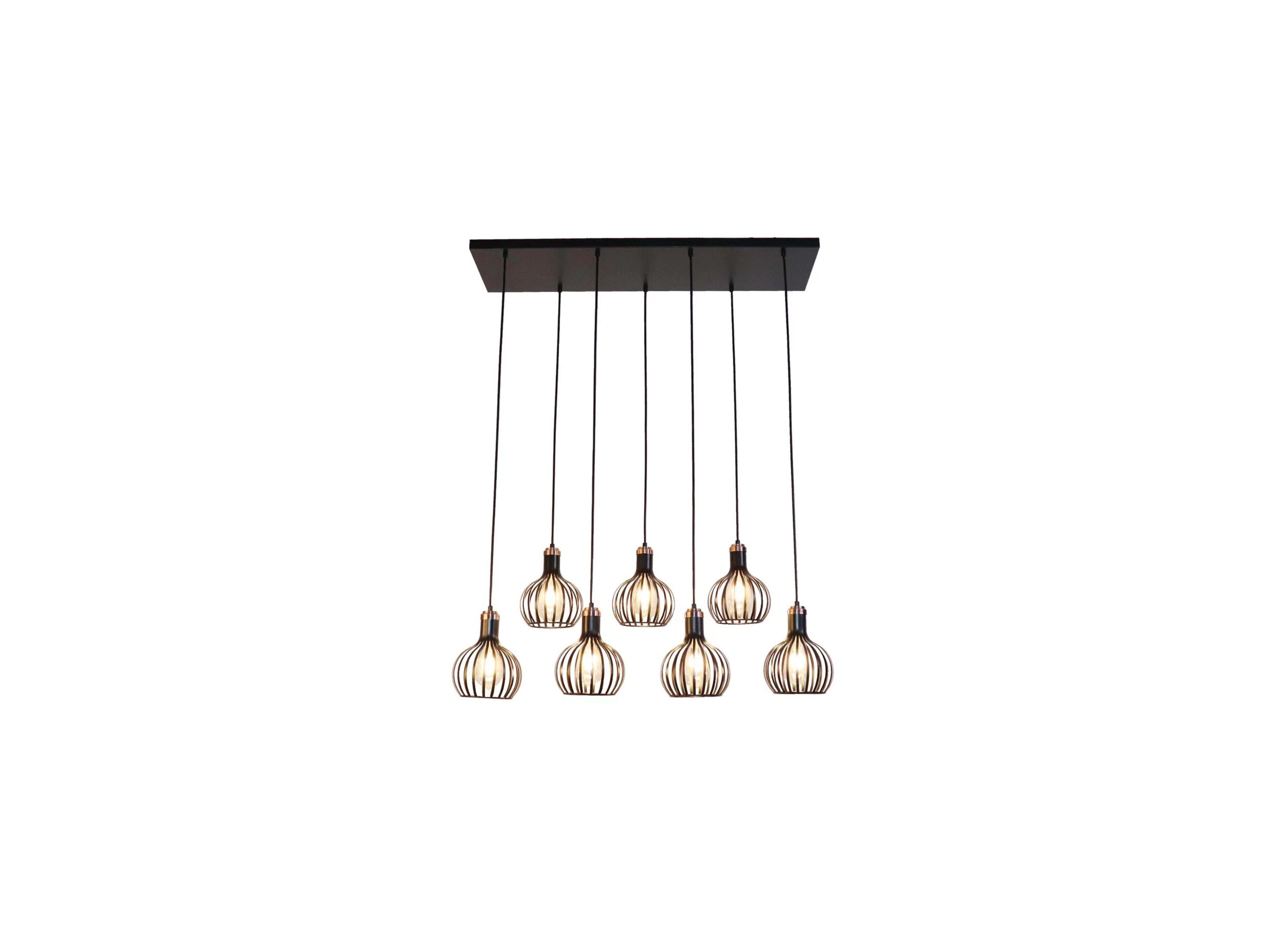 Hanglamp 90cm 7x60W E27