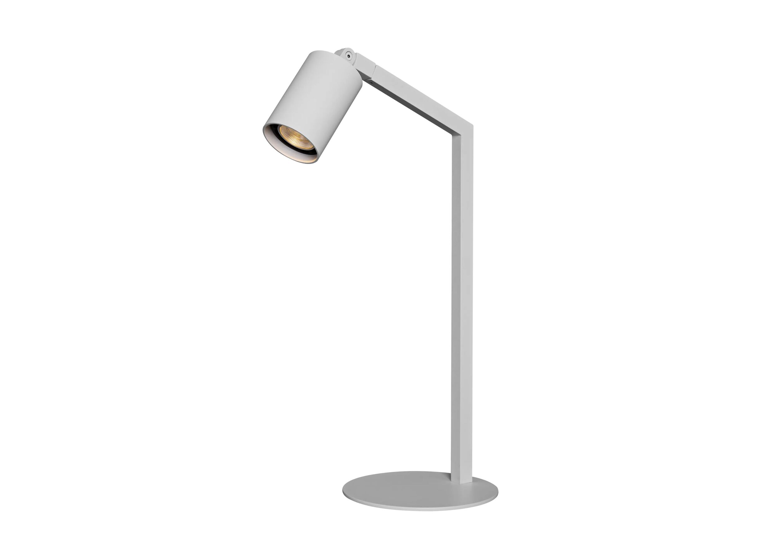 Tafellamp GU10 H42 - Lampe de table GU10 H42,7cm - aluminium - blanc