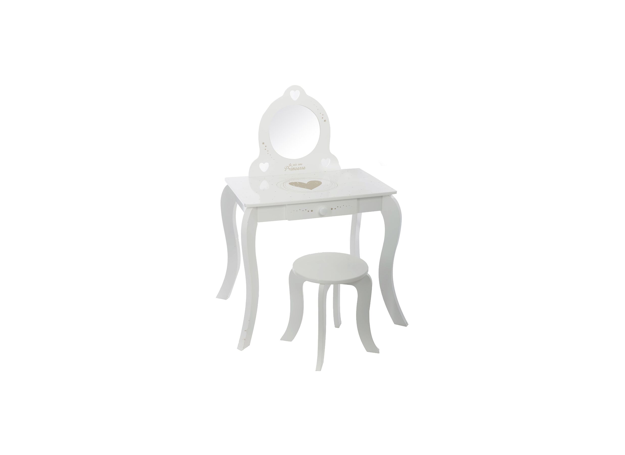 Coiffeuse Kids avec mirior 69x50 - Coiffeuse Kids avec mirior 69x50,5x92cm
