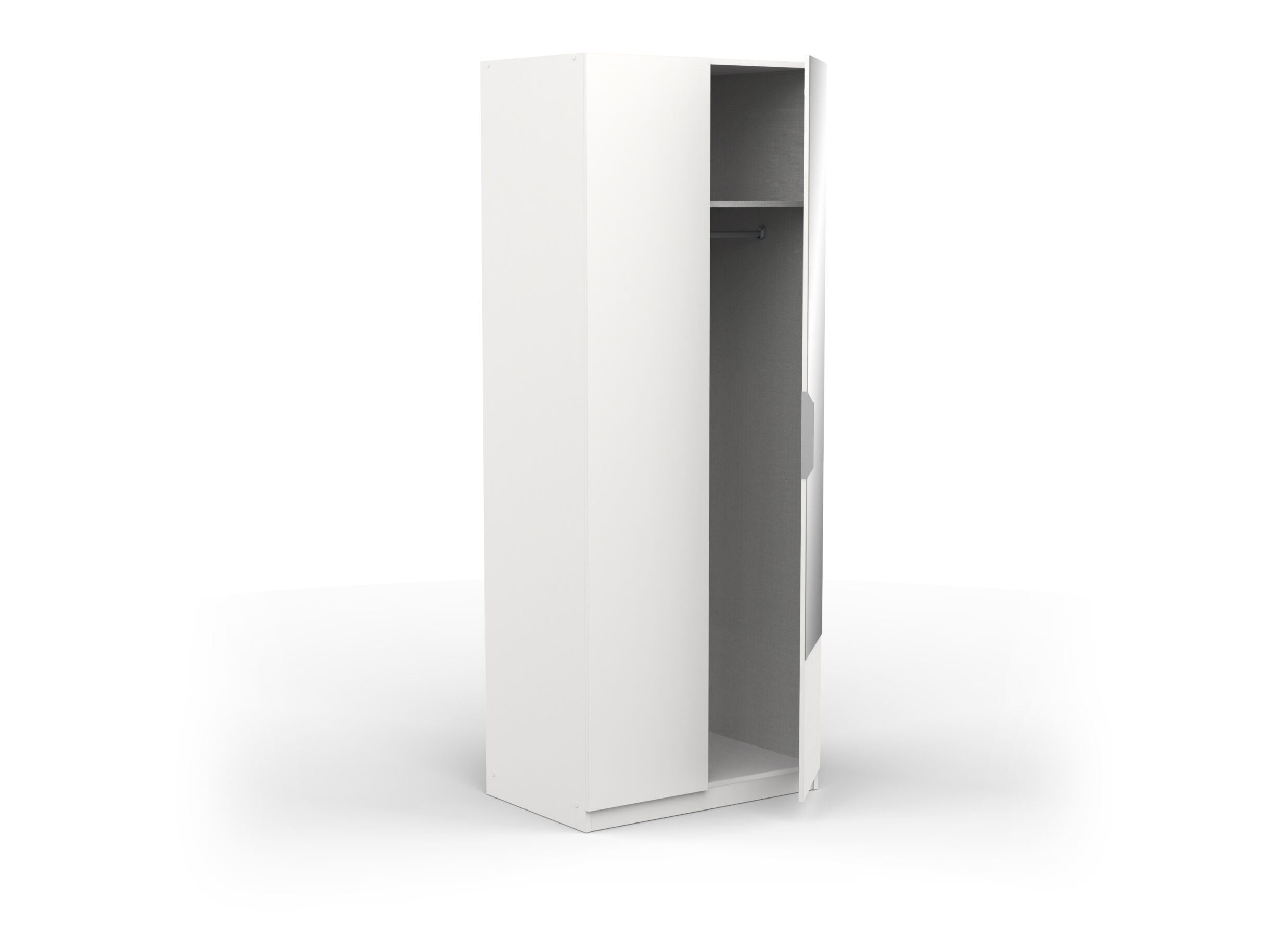 Garde-robe Ghost 79cm - décor - blanc
