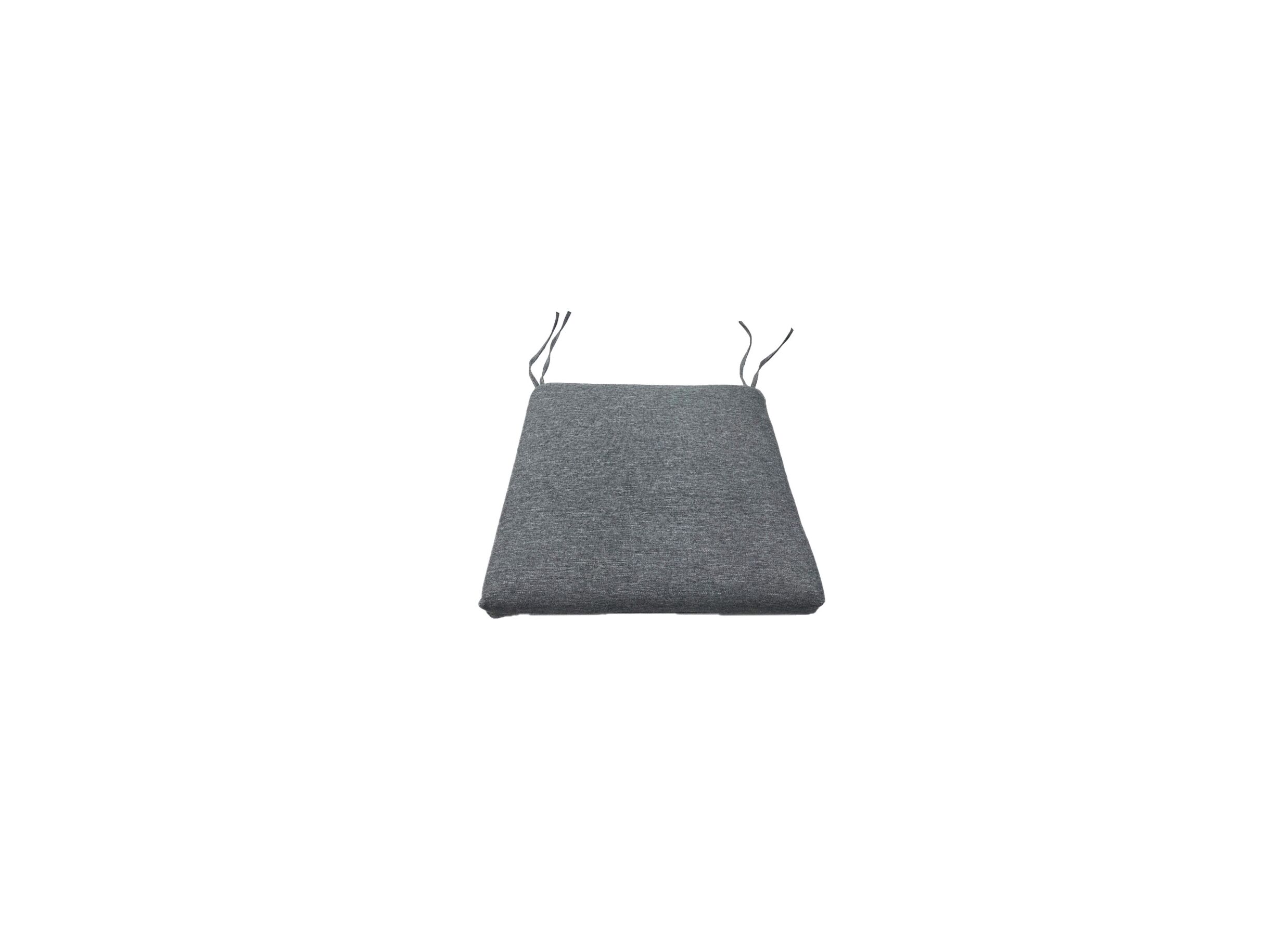 Zitkussen Nona 39x39cm - polyestervezel - antraciet - Coussin d'assise Nona 39x39cm -fibre polyester - anthracite