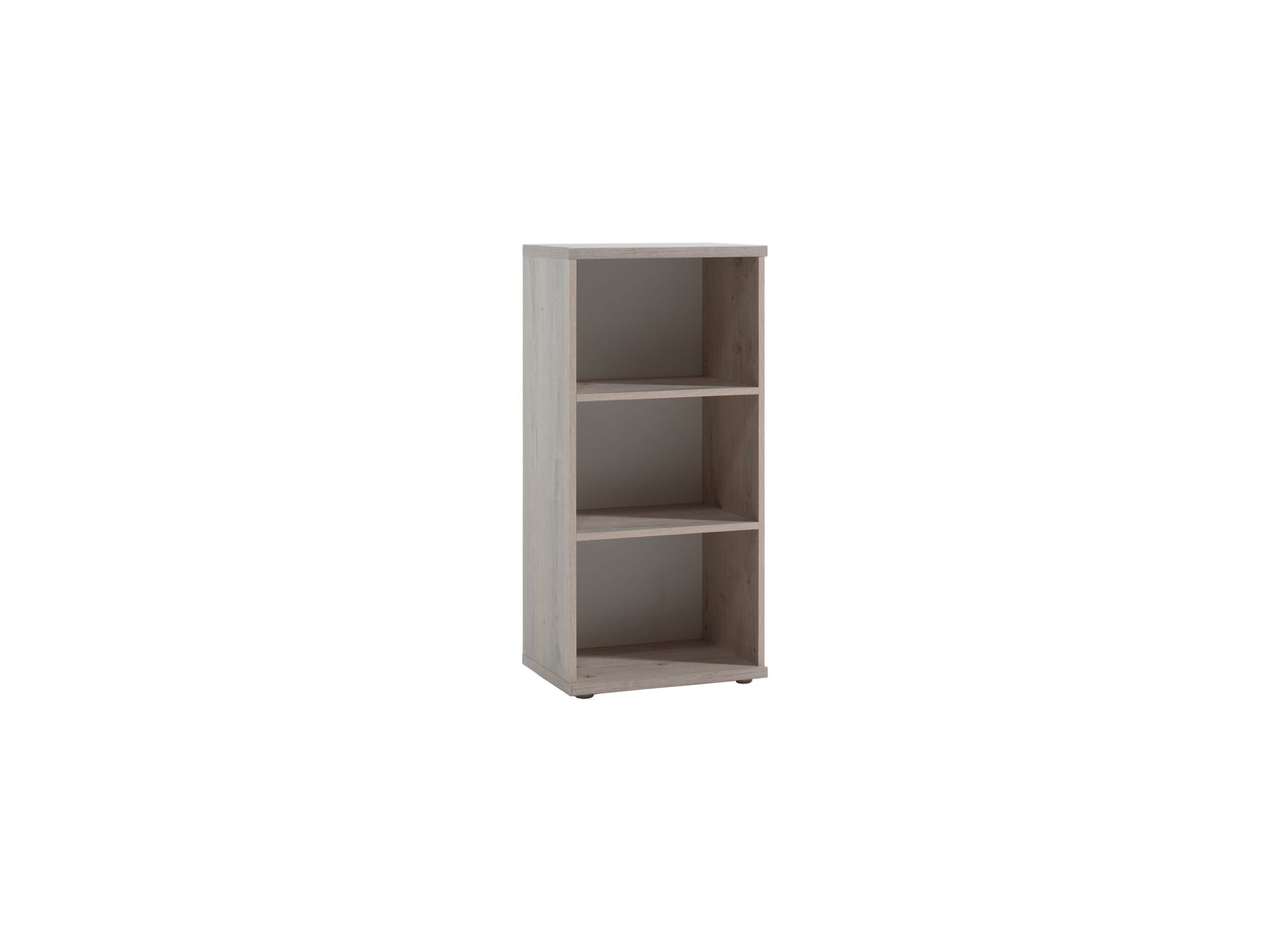 Boekenrek Turbo1 54x42x117cm - melamine - herfst eik & wit