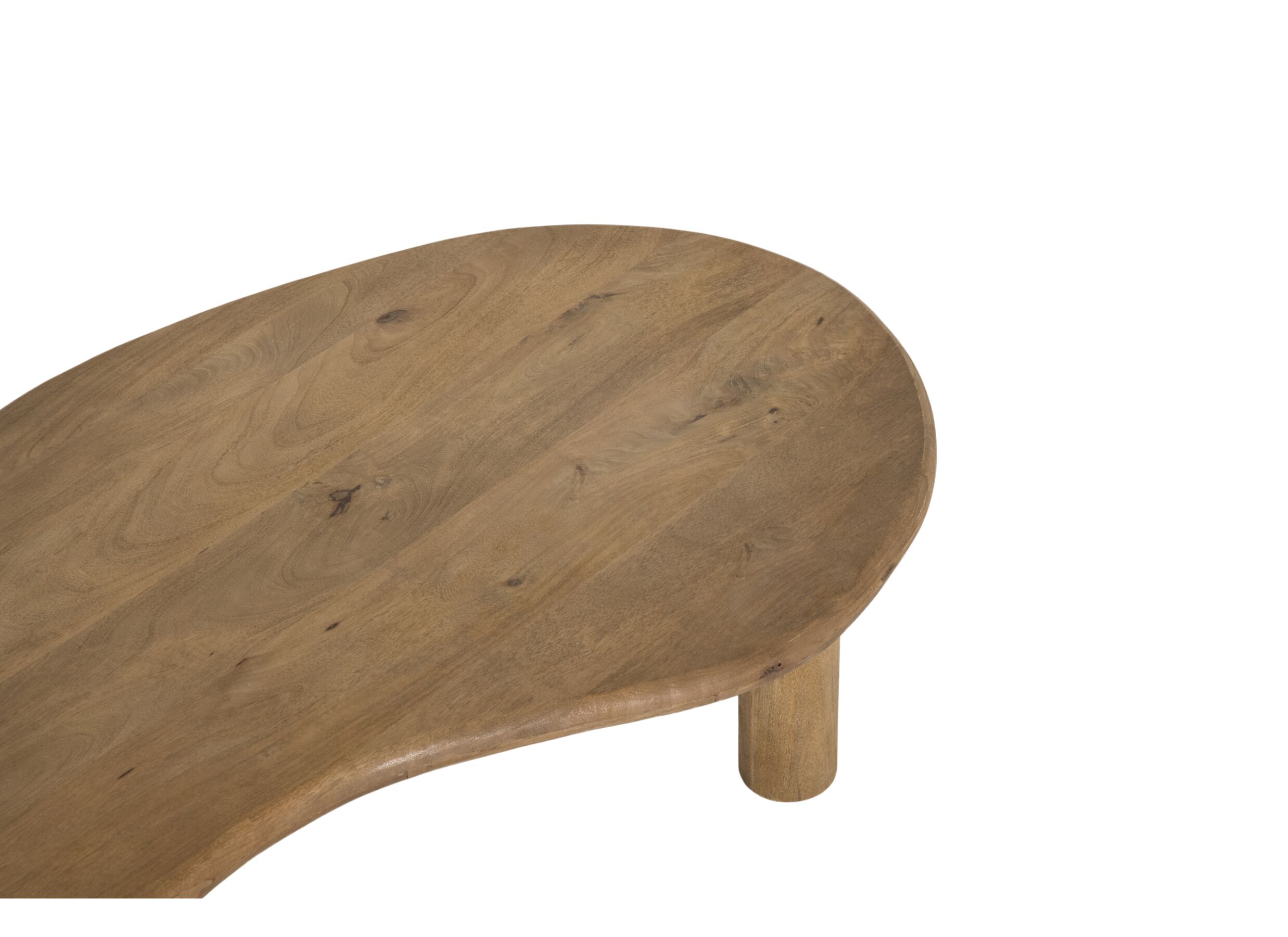 Detailfoto - Salontafel Odilon 145x85cm - hout massief - naturel