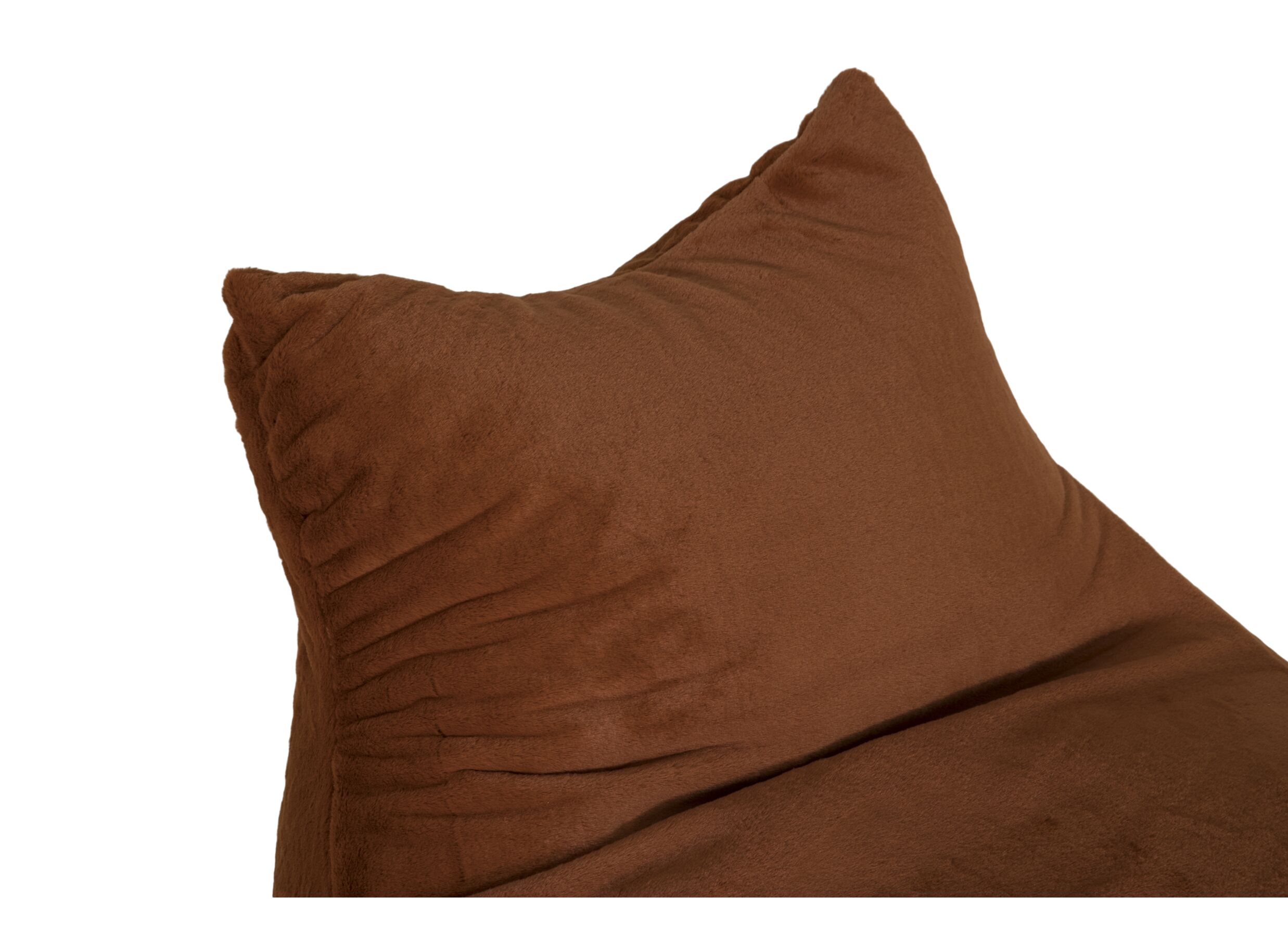 Pouf poire Karina tissu orange