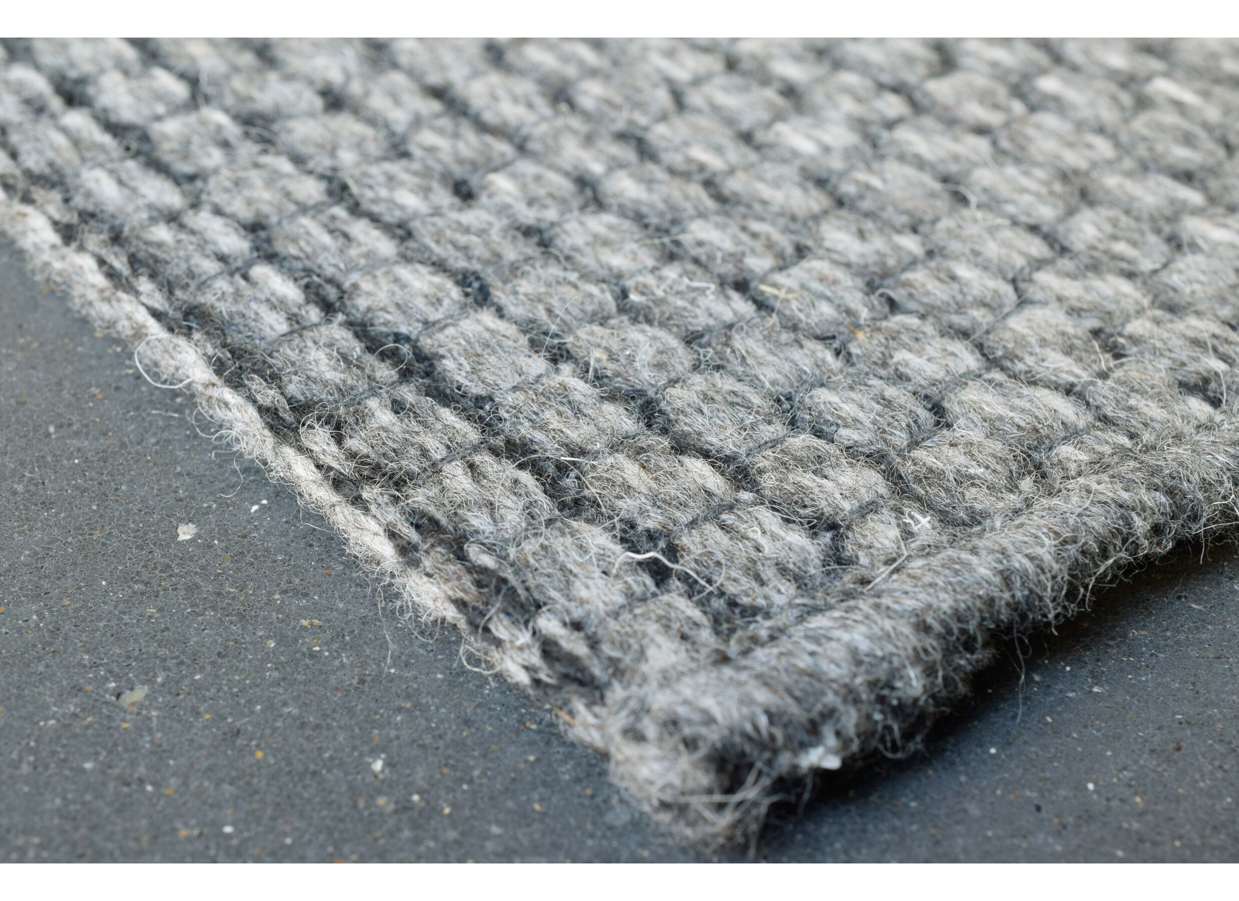 Detailfoto - Tapijt Himalaya 240x330cm - wol - donkergrijs