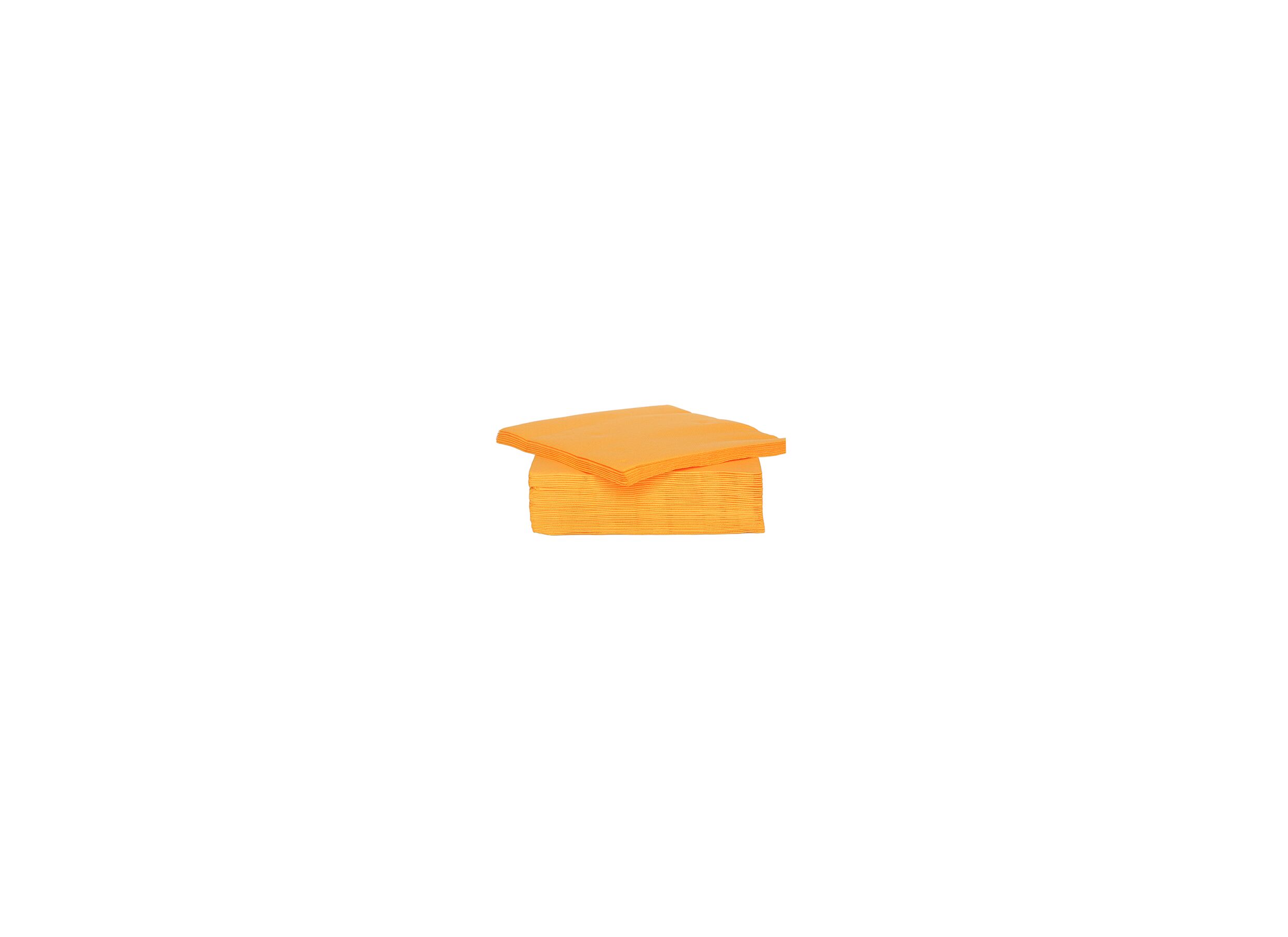 Serviette CT Prof 25x25cm oranje, 40 stuks