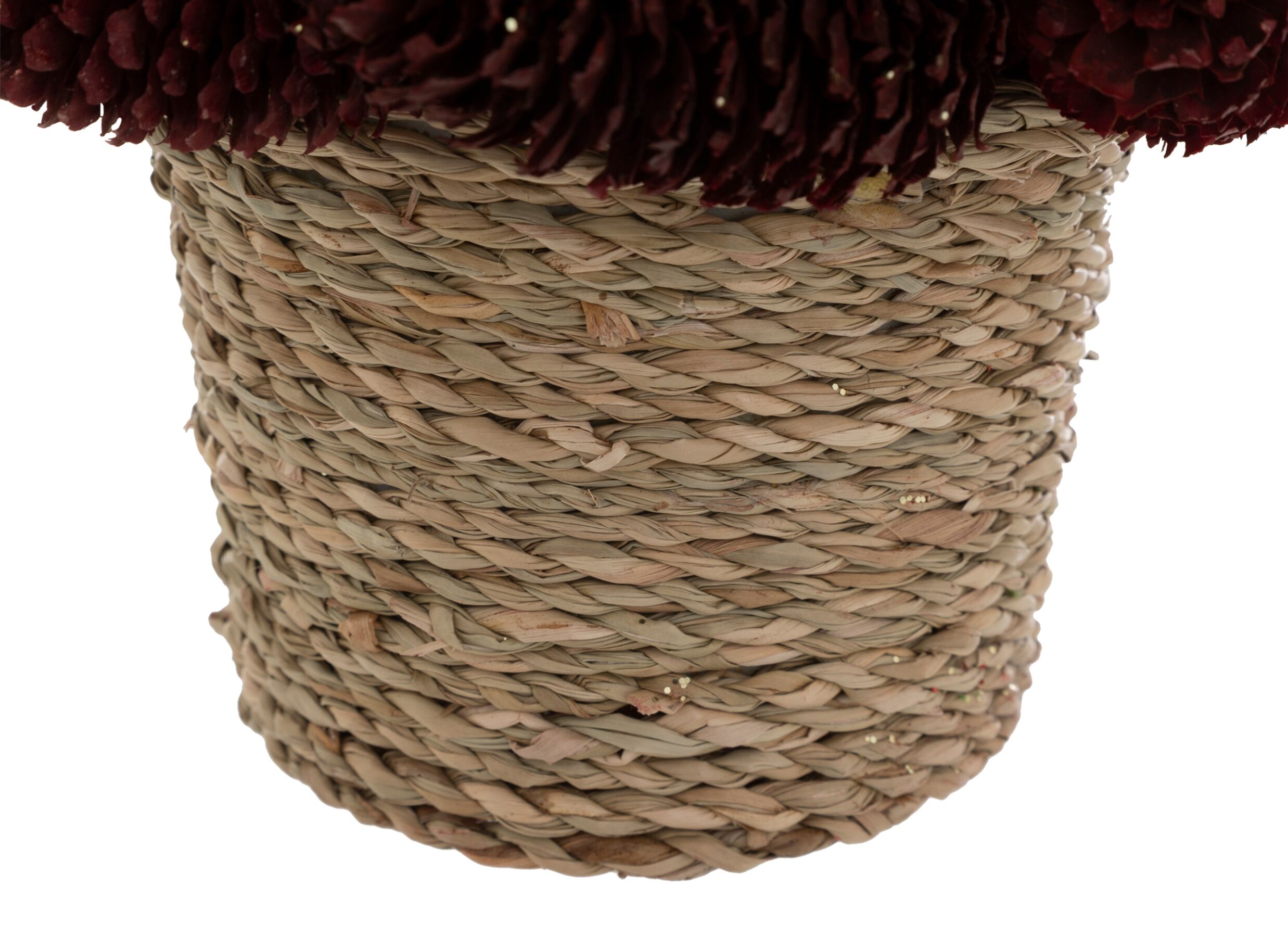 Detailfoto - Kerststuk met denneappels H19cm