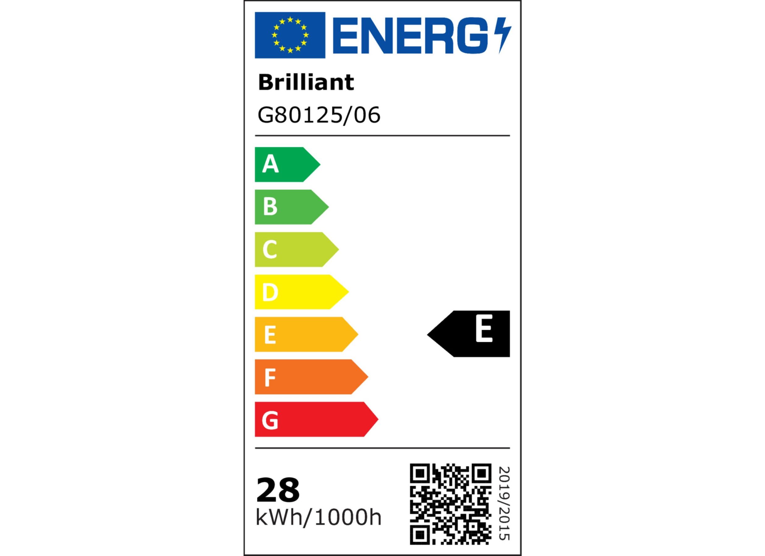 Label énergétique - Plafonnier Quito Ø42cm - plastique - noir