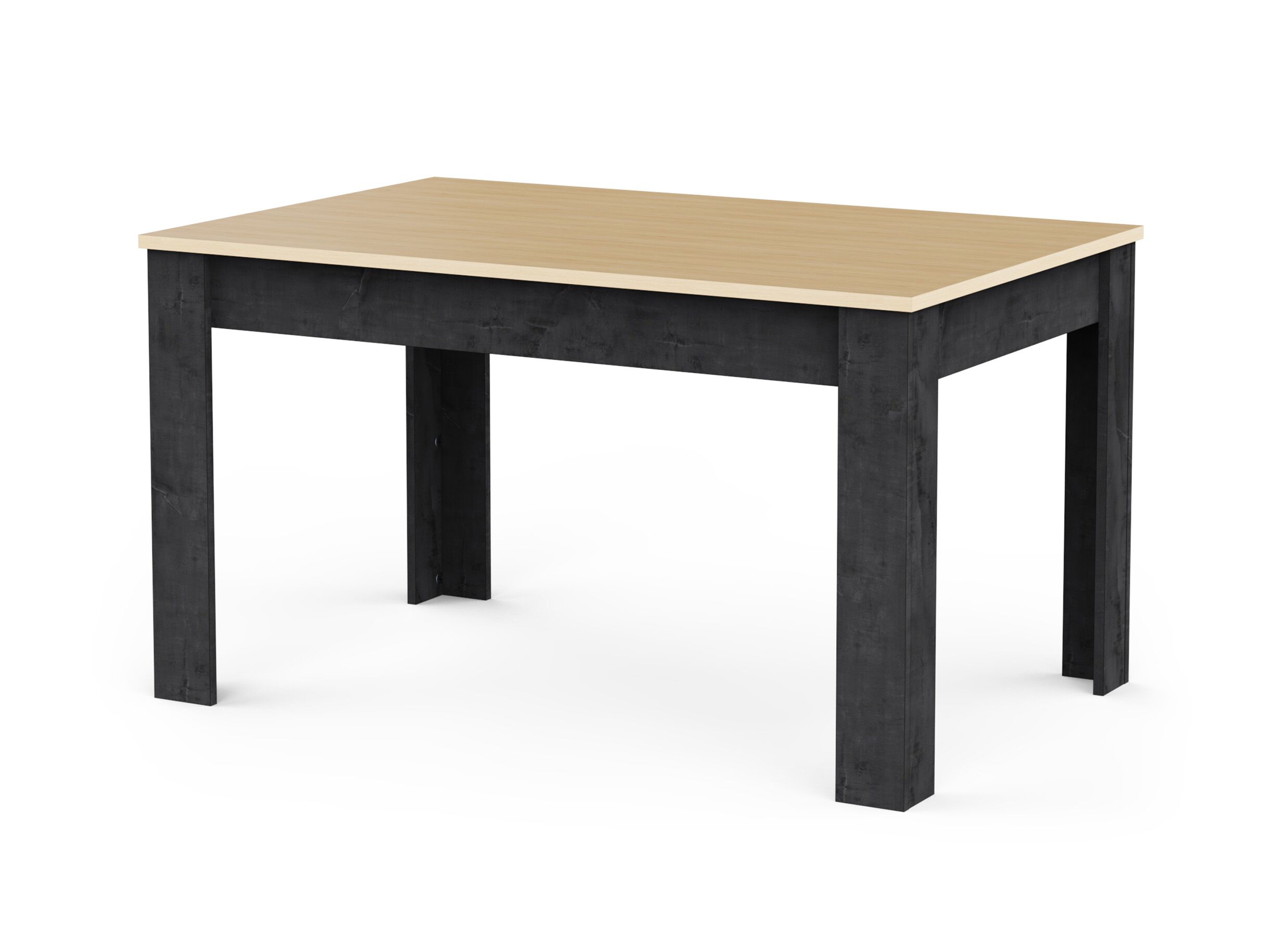 Aperçu - Table Kent 140x90cm - décor - chêne de fil & sidewalk