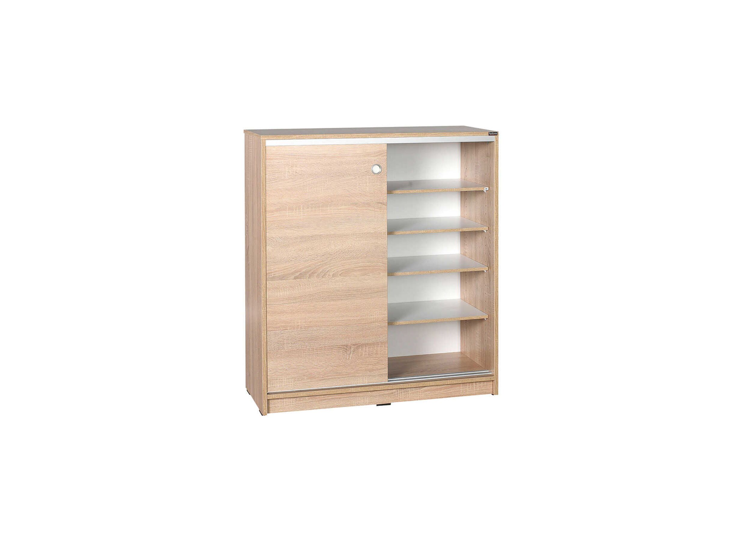 Schoenenkast Rotorua 91x37x105cm - melamine - sonoma