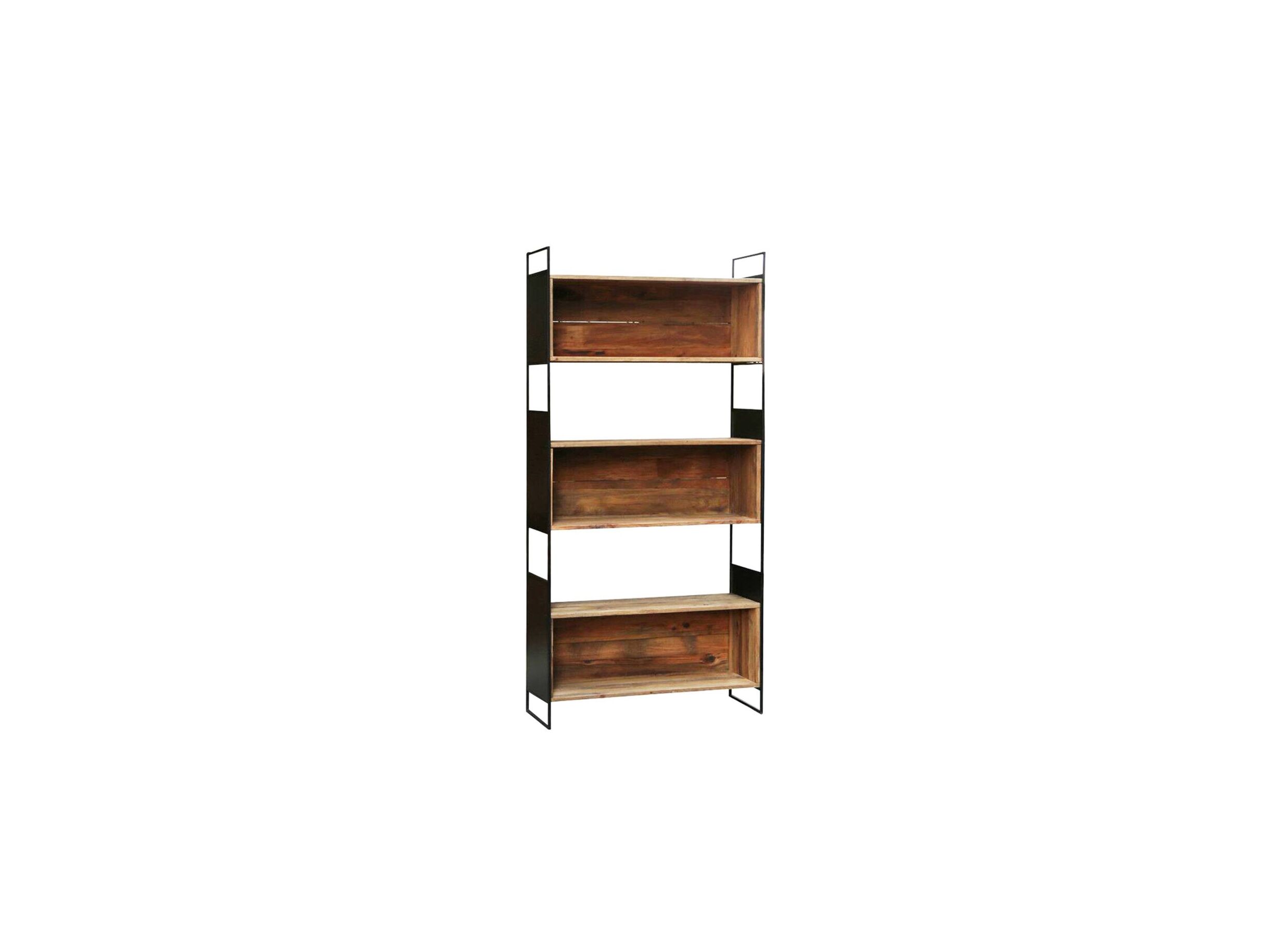 Opbergrek Opium 91x35x190cm - gerecycleerd den massief - naturel zwart - Opbergrek Opium 91x35x190cm - gerecycleerd den massief - naturel zwart