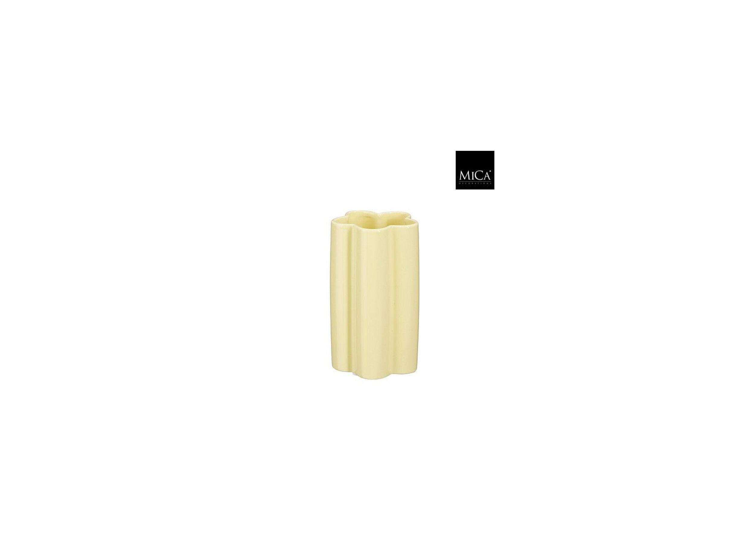 Vaas Lindon H18cm geel - Vaas Lindon H18cm geel