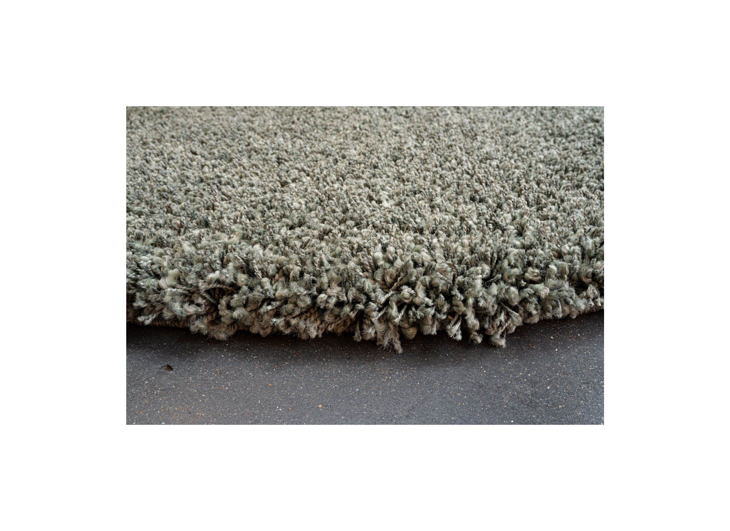 Detail - Tapis rond Twister Ø160cm - polypropylène - vert