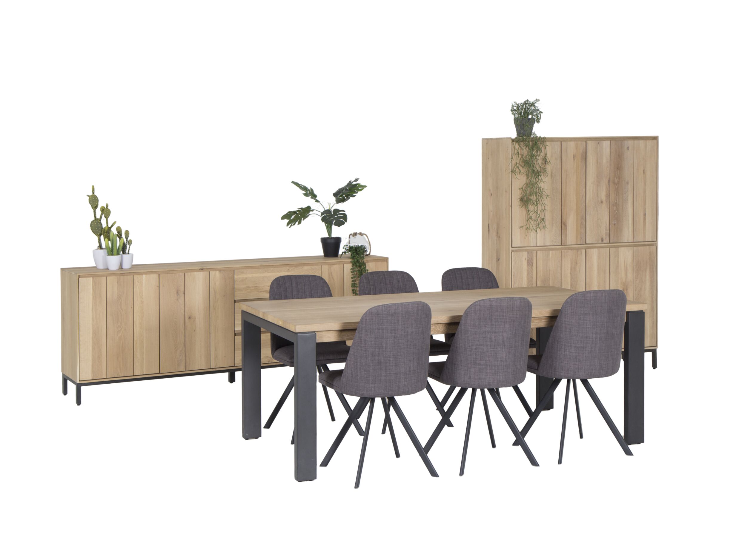 Table Palacio 200x100cm - chêne massif - naturel