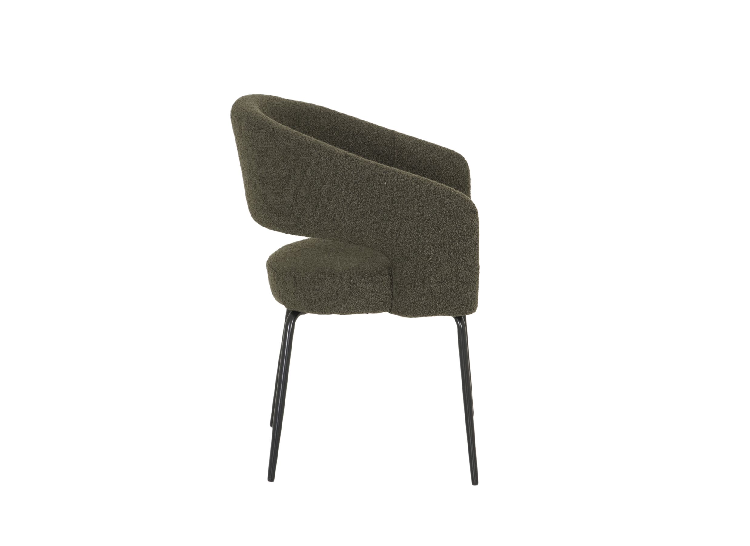 Stoel Agis 56x55x82cm - stof - groen