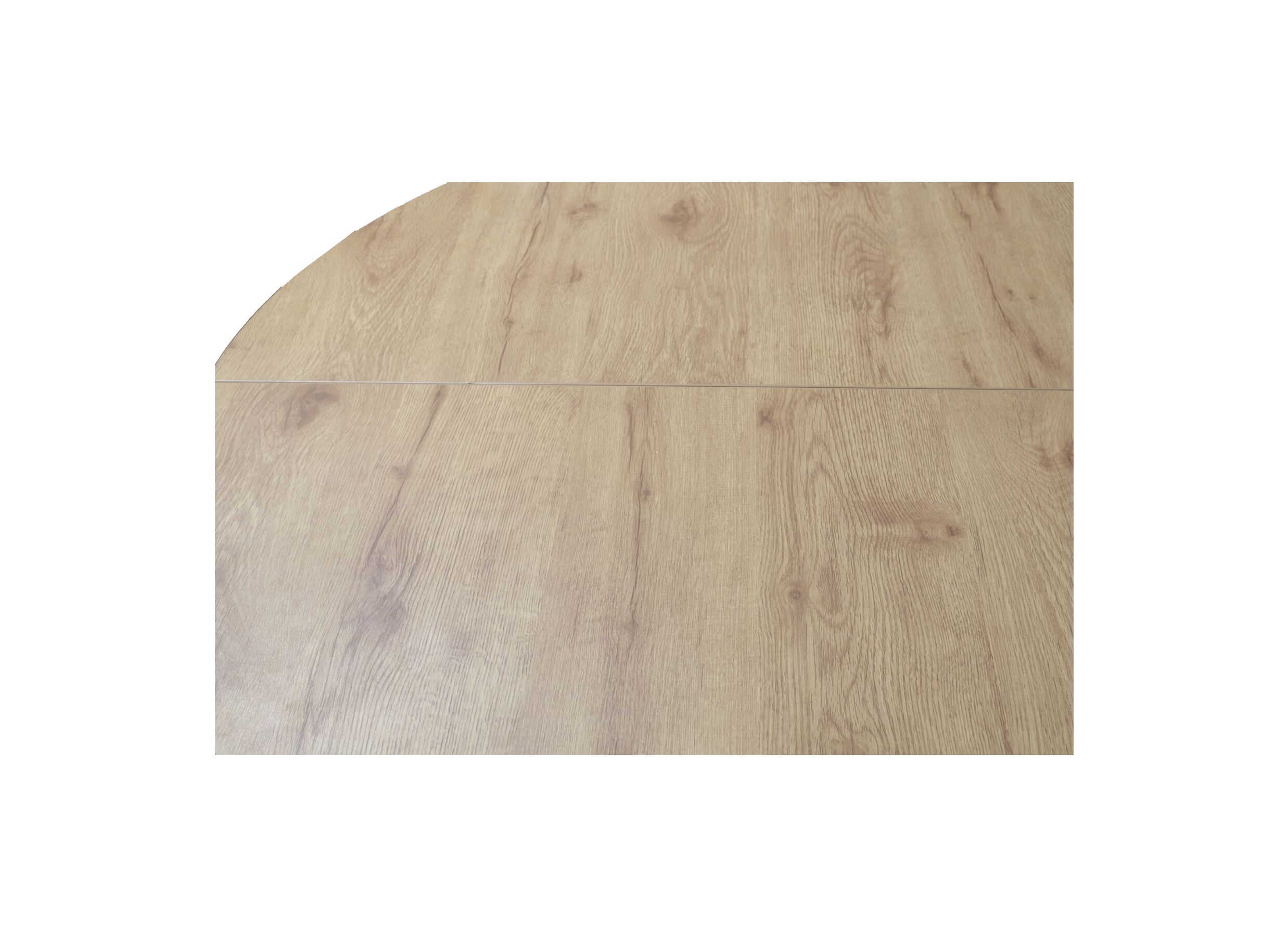 Detail - Table ronde Dillinger 120/160x120cm - melamine - brun