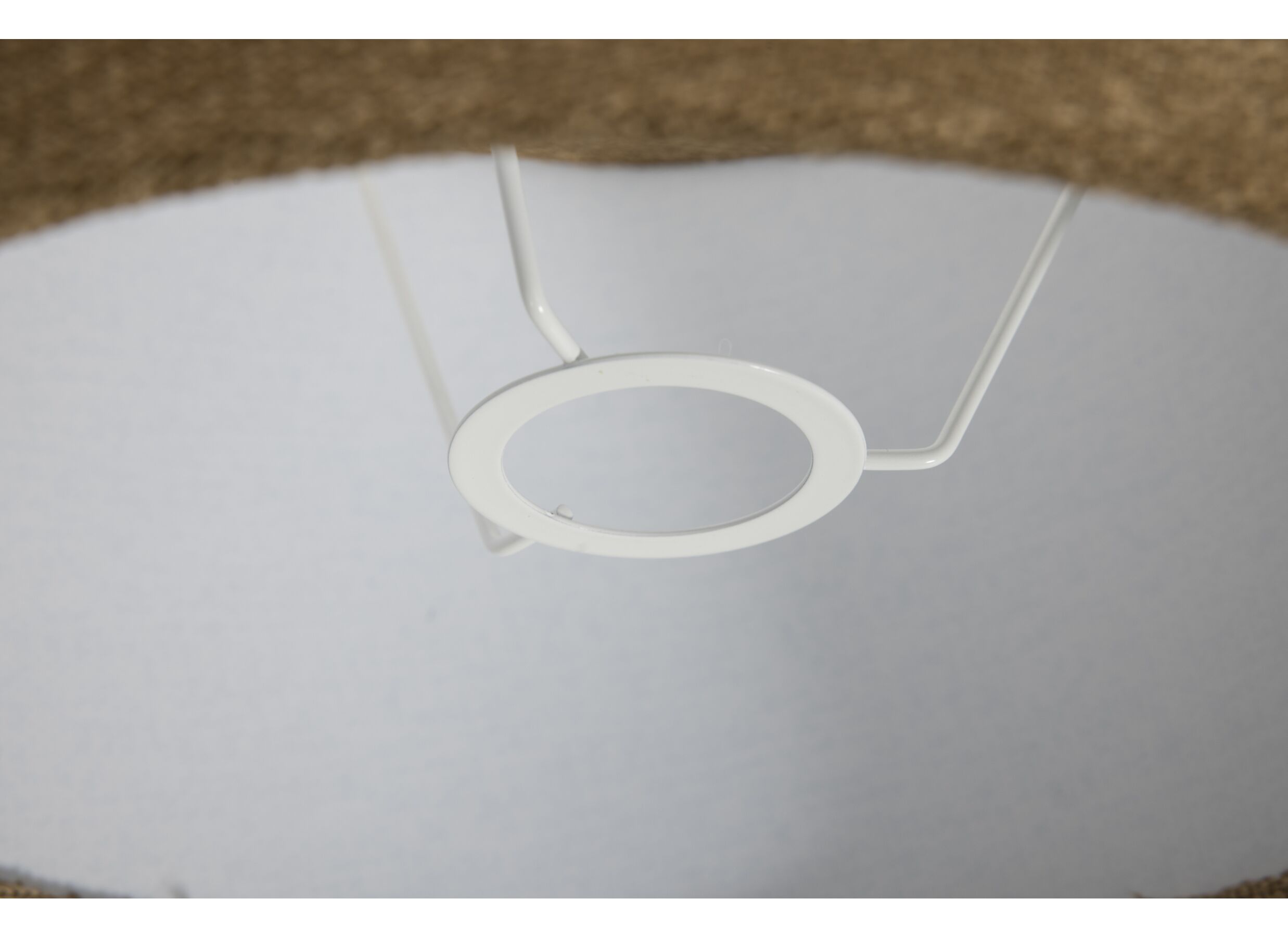 Detailfoto - Lampenkap Ø20cm - stof - caramel