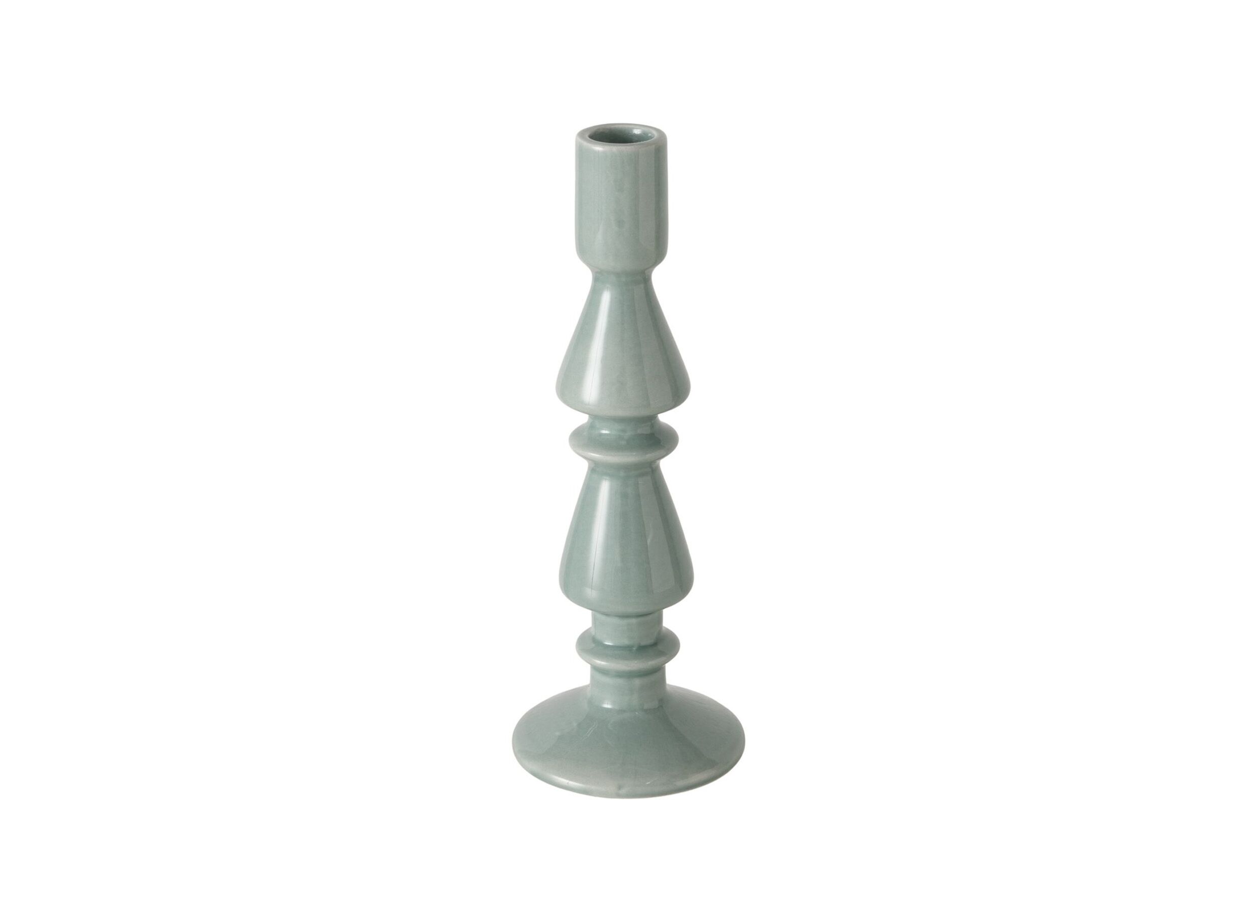 Kandelaar Luna H23cm - stoneware - lichtgroen - Chandelier Luna H23cm - stoneware - vert clair