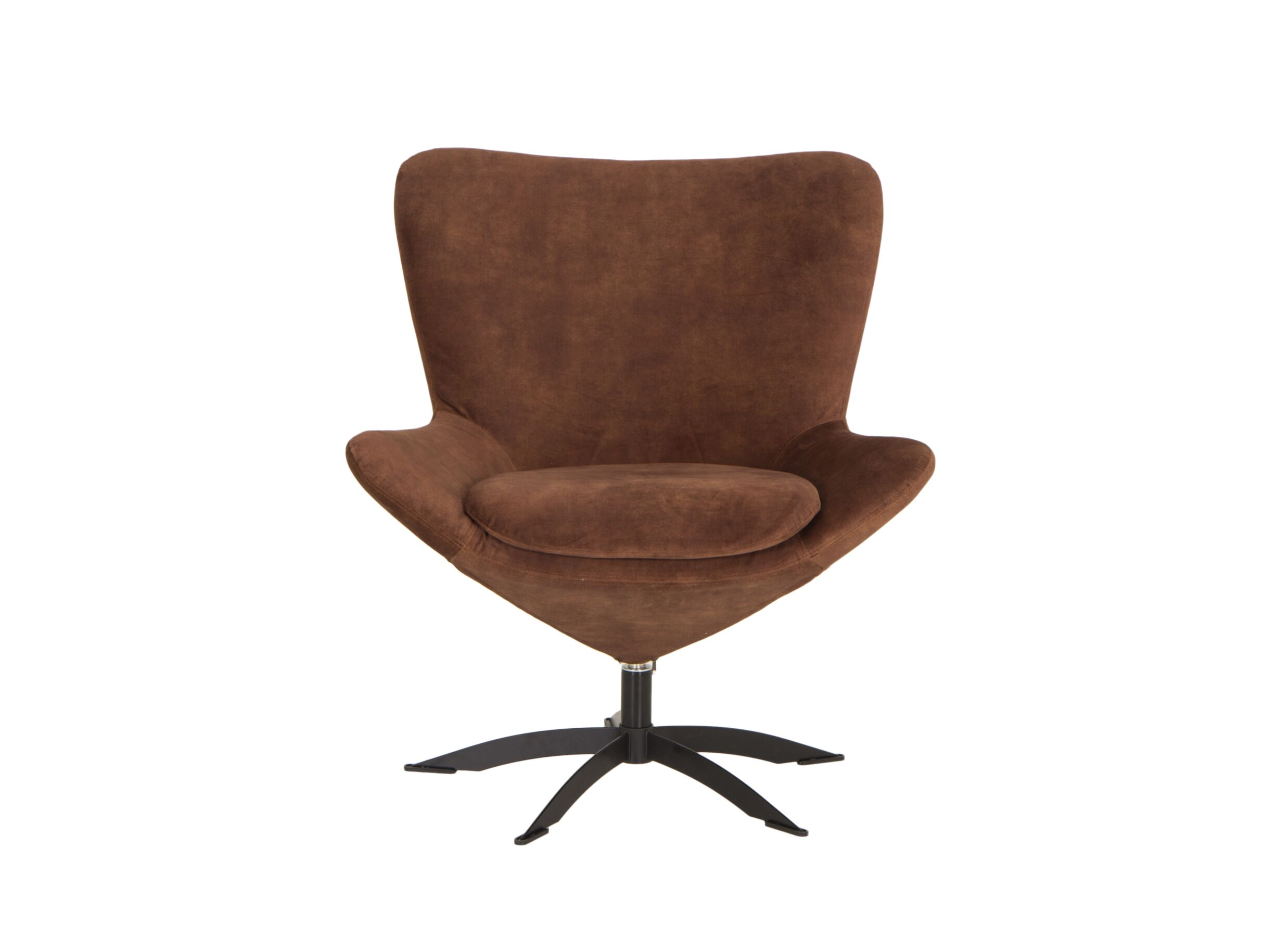 Fauteuil pivotant 79x82x86cm - tissu - hazel