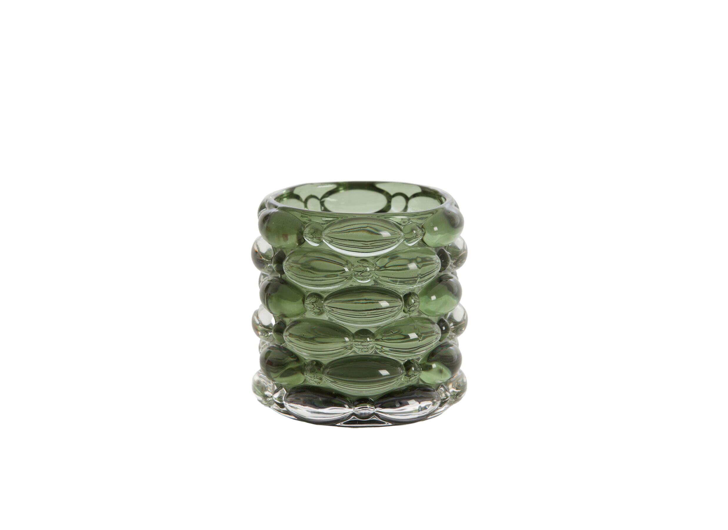 Theelichthouder Wadley Ø9 - Photophore Wadley Ø9,5x9,5cm - verre - vert