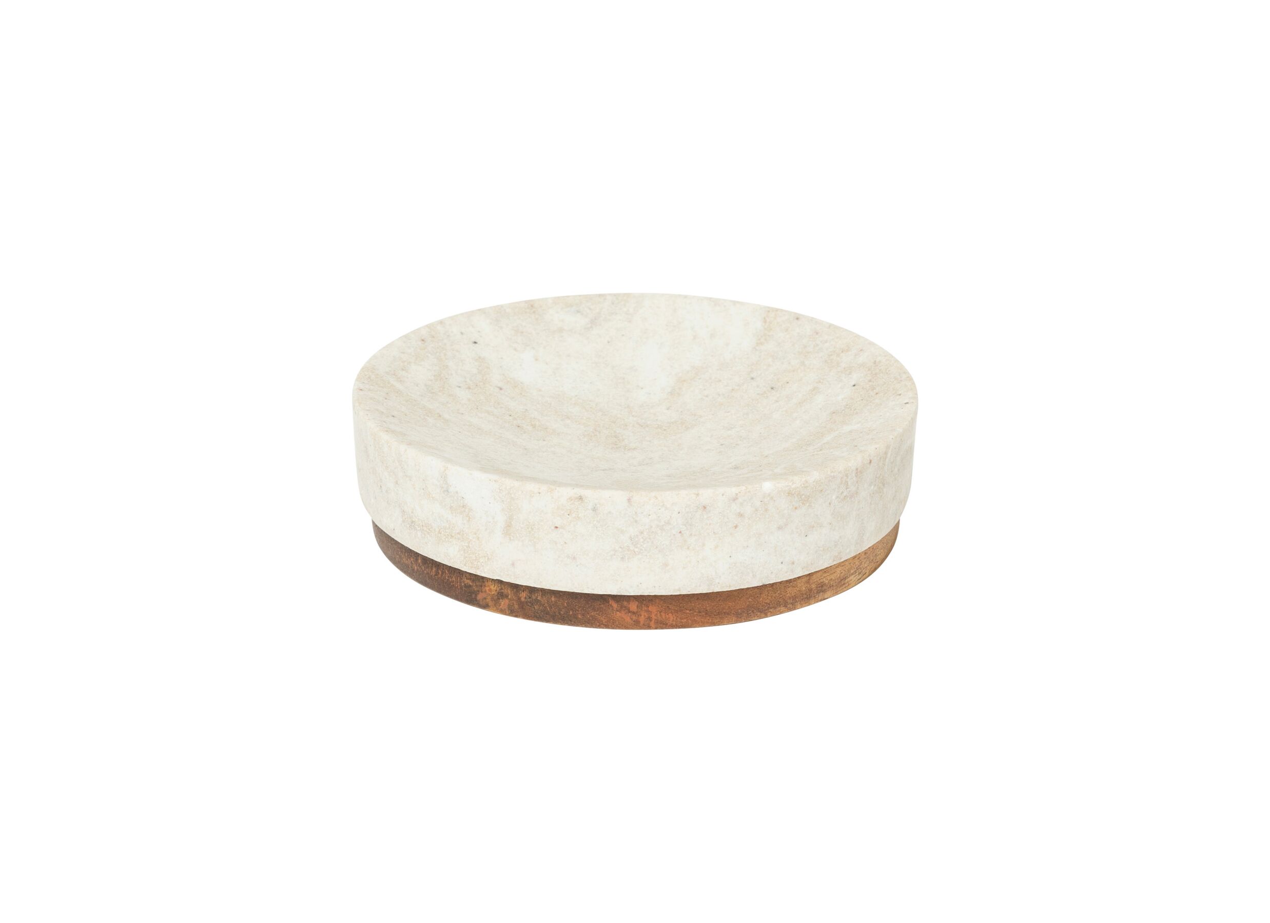 Hoofdfoto - Zeepbakje Come Ø10,8cmx2,8cm - polystone - beige