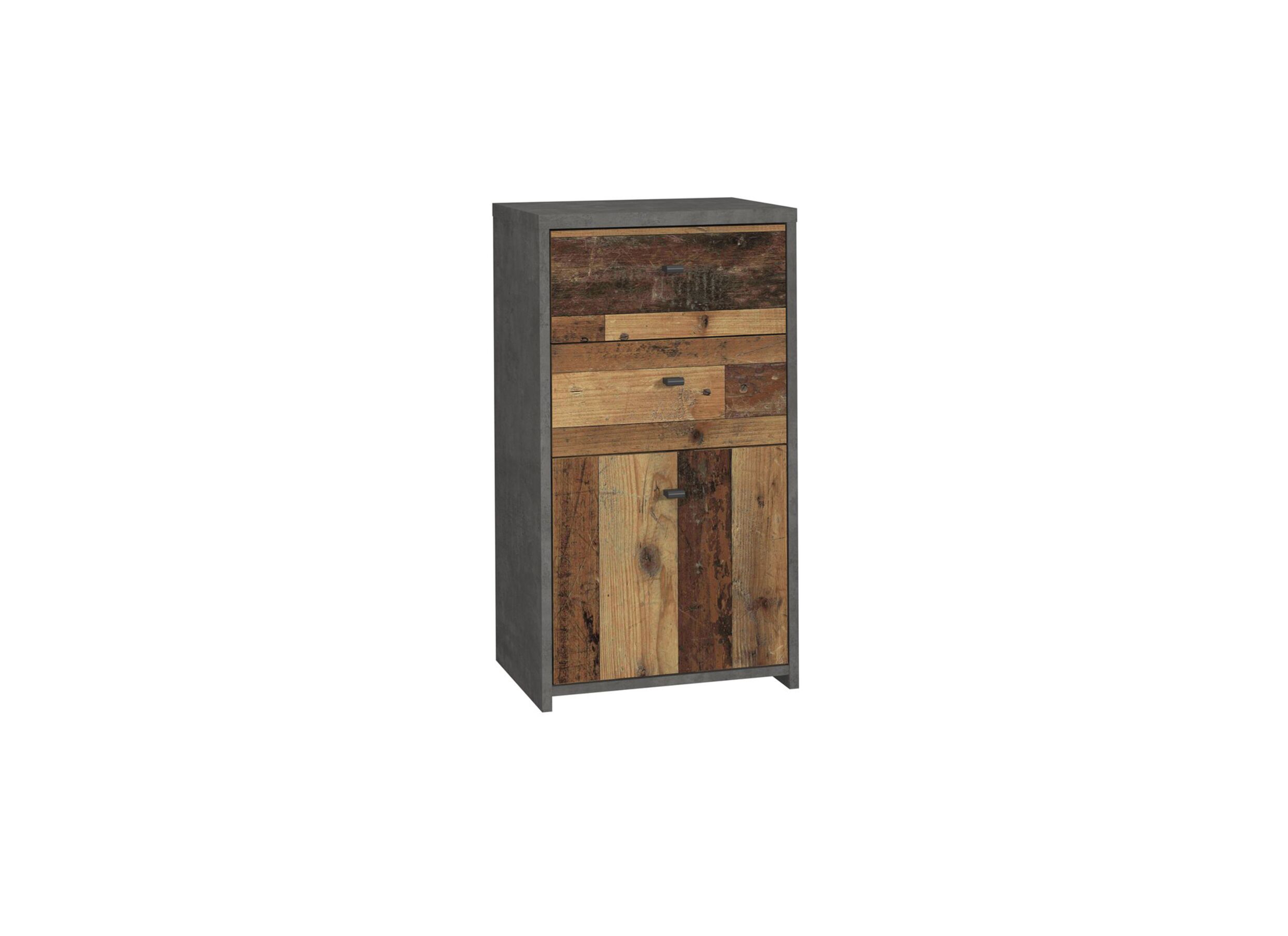 Commode Best Chest 40x30x78cm - decor - old wood & beton