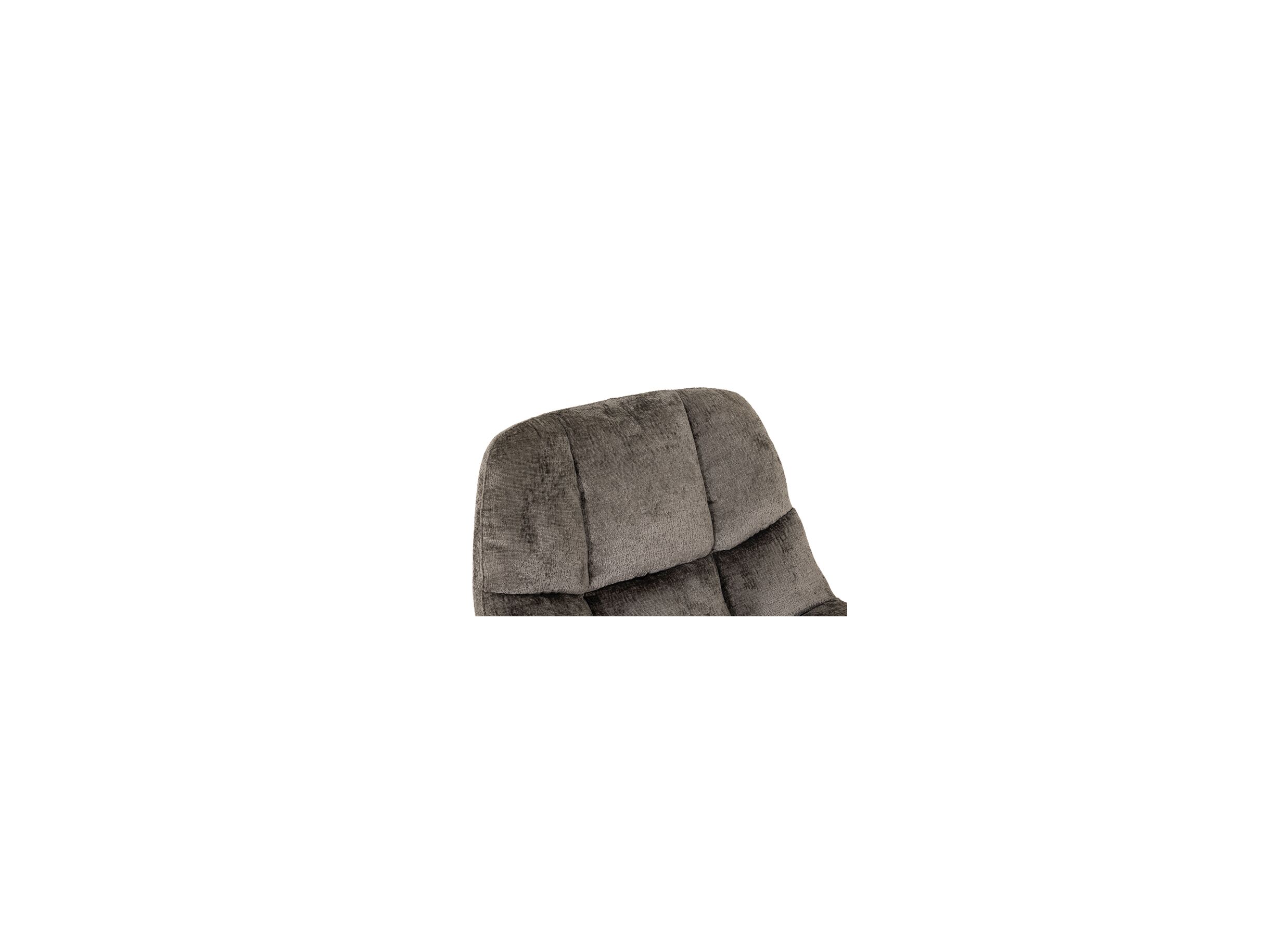 Detail - Fauteuil pivotant Iota 76x81x84cm - chenille - gris foncé
