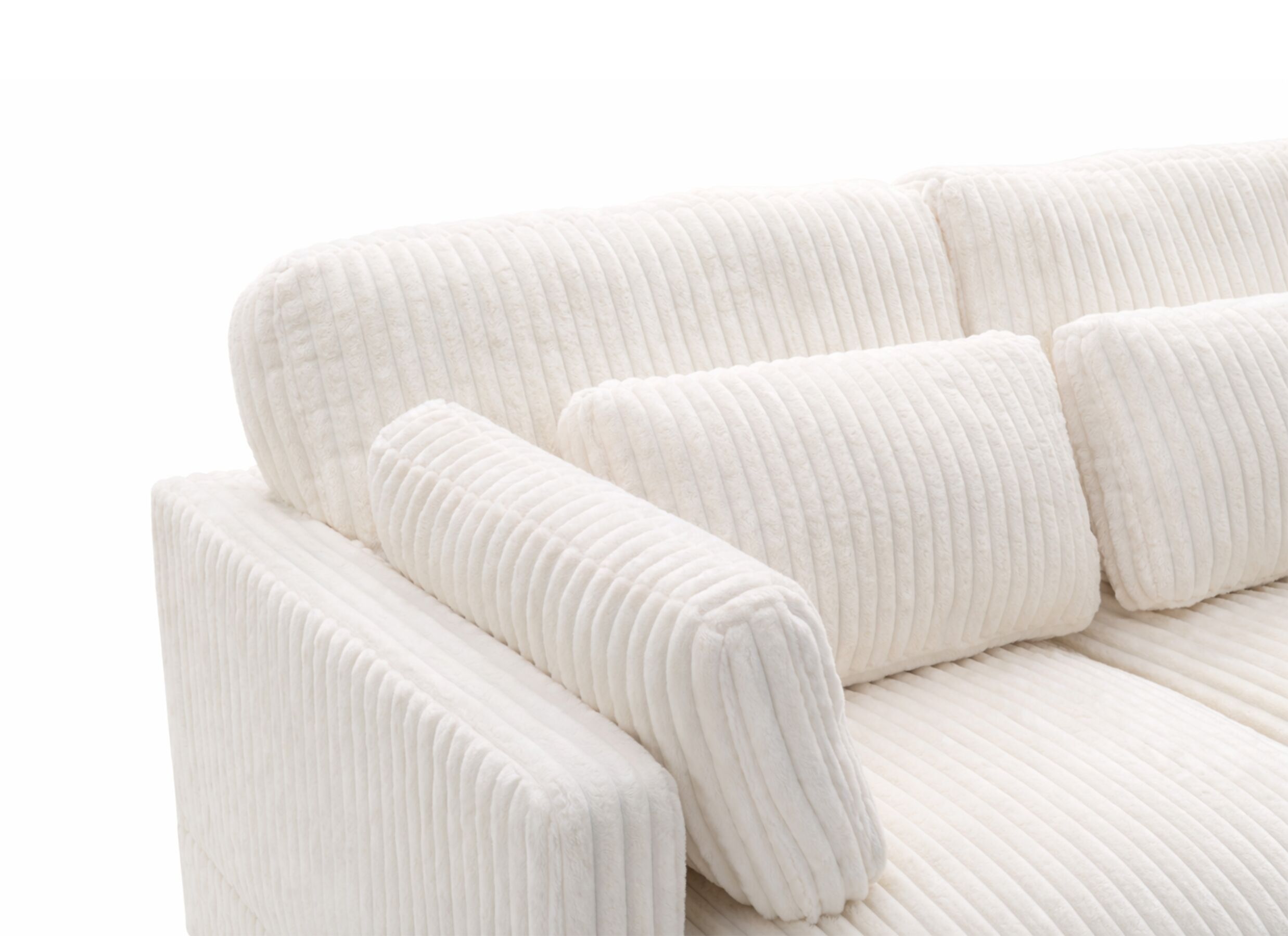 Detail - Canapé Condotti 2 places - corduroy - blanc
