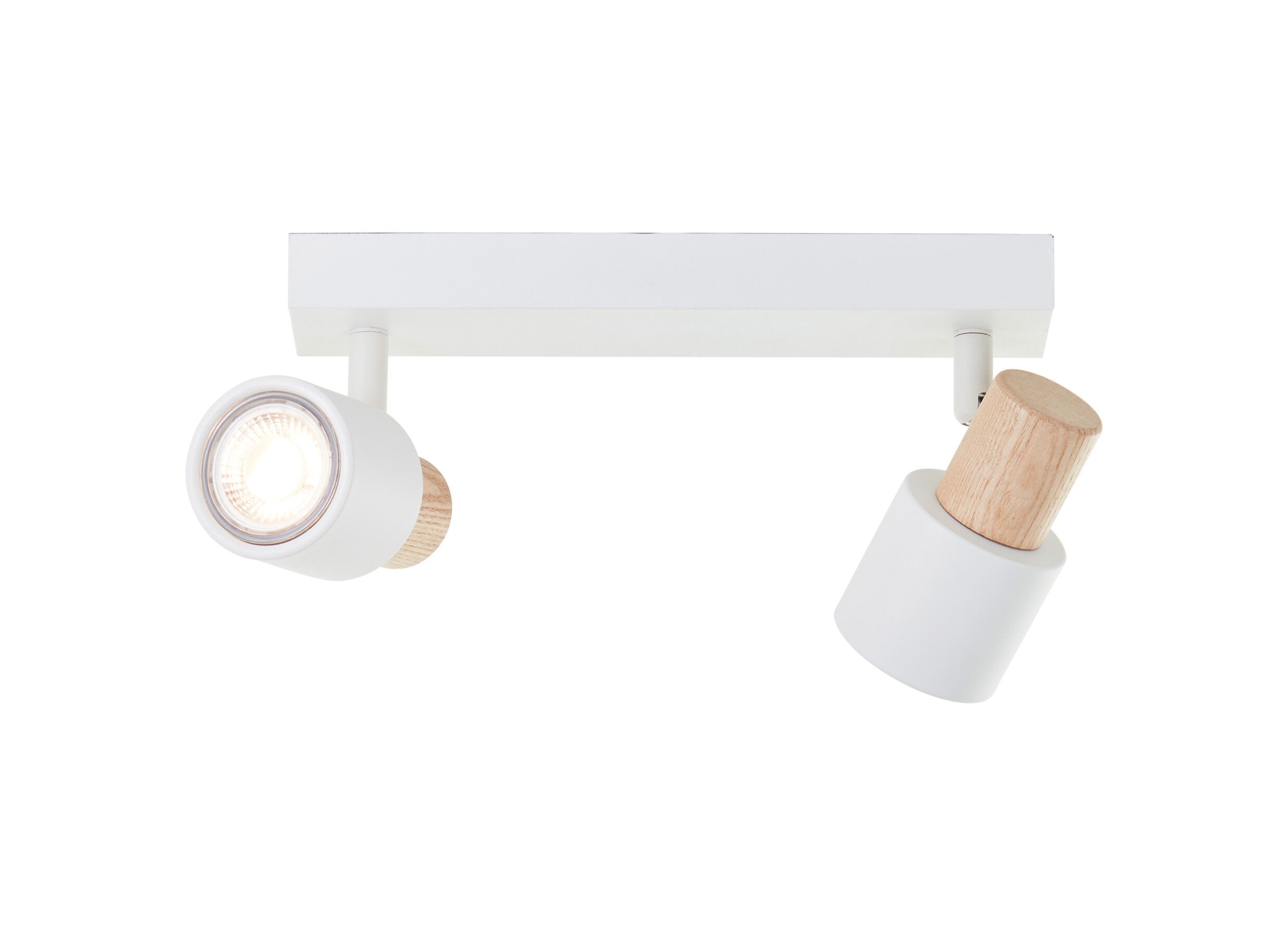 Opbouwspot Pini met 2 spots 10W GU10