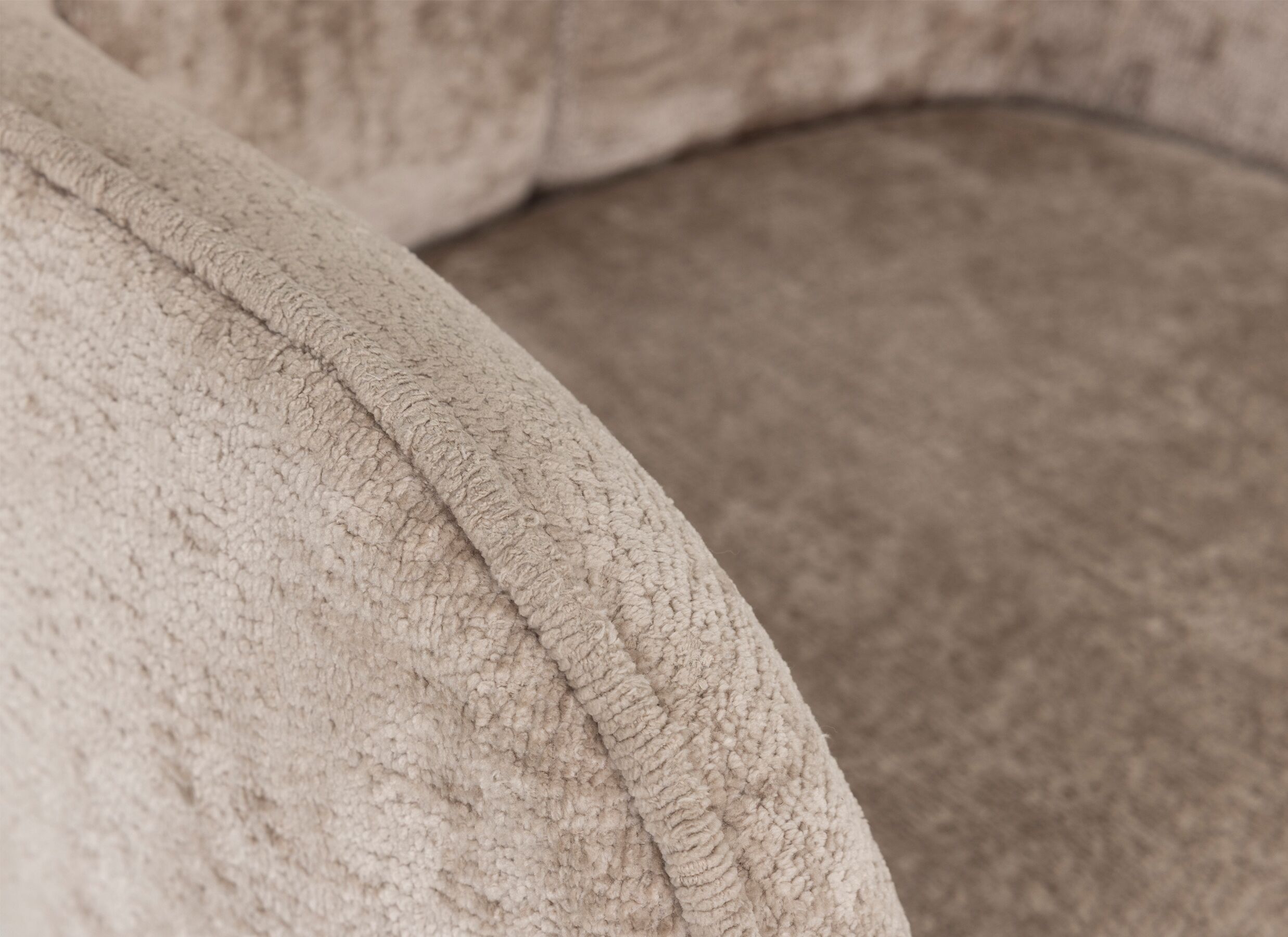 Detail - Chaise de bureau Union 60x62x80cm - tissu - light coffee