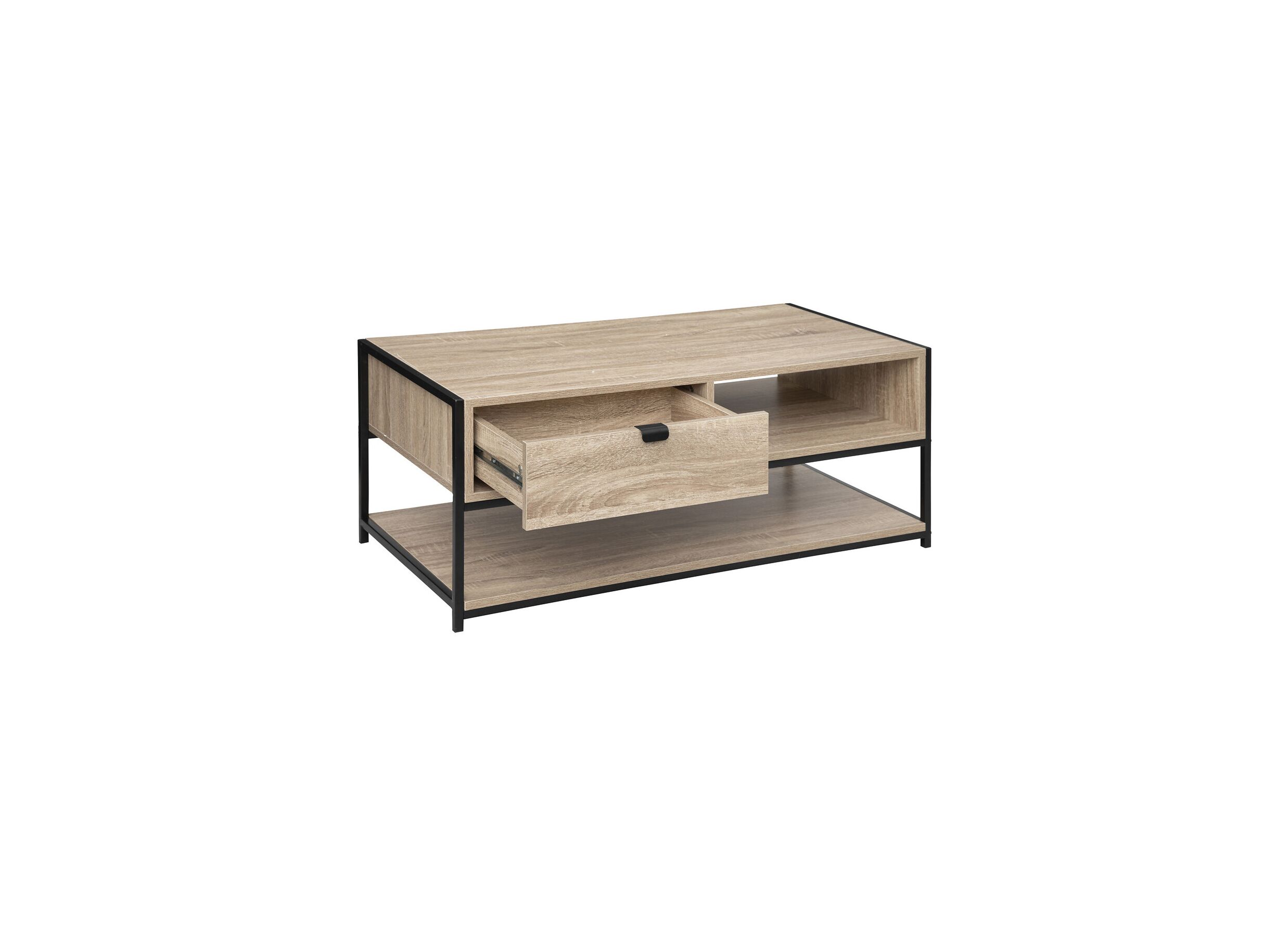 Table basse Aliaj beige avec rangement