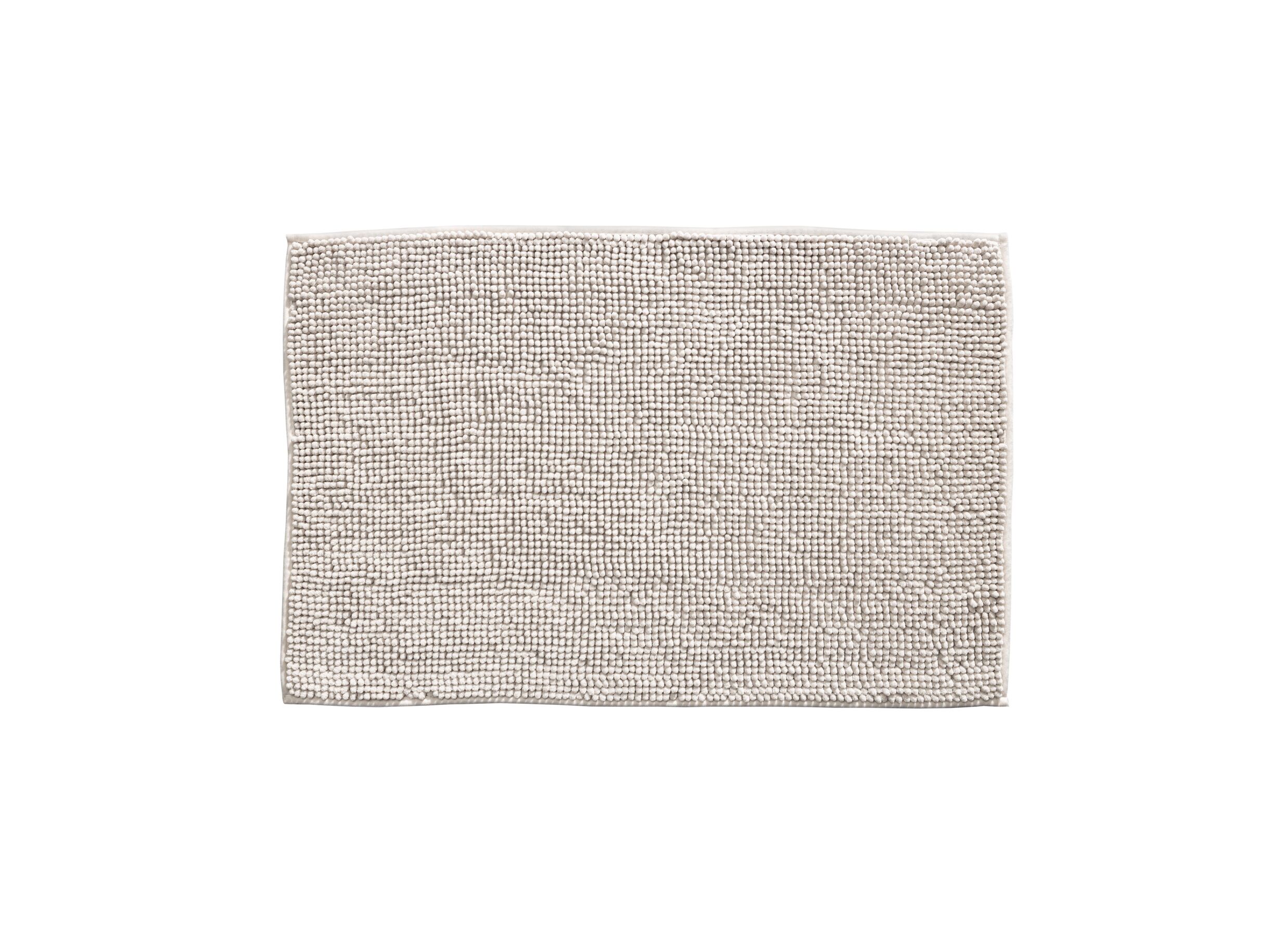 Badmat Indiana 78x50cm - chenille - beige - Tapis de bain Indiana 78x50cm - chenille - beige