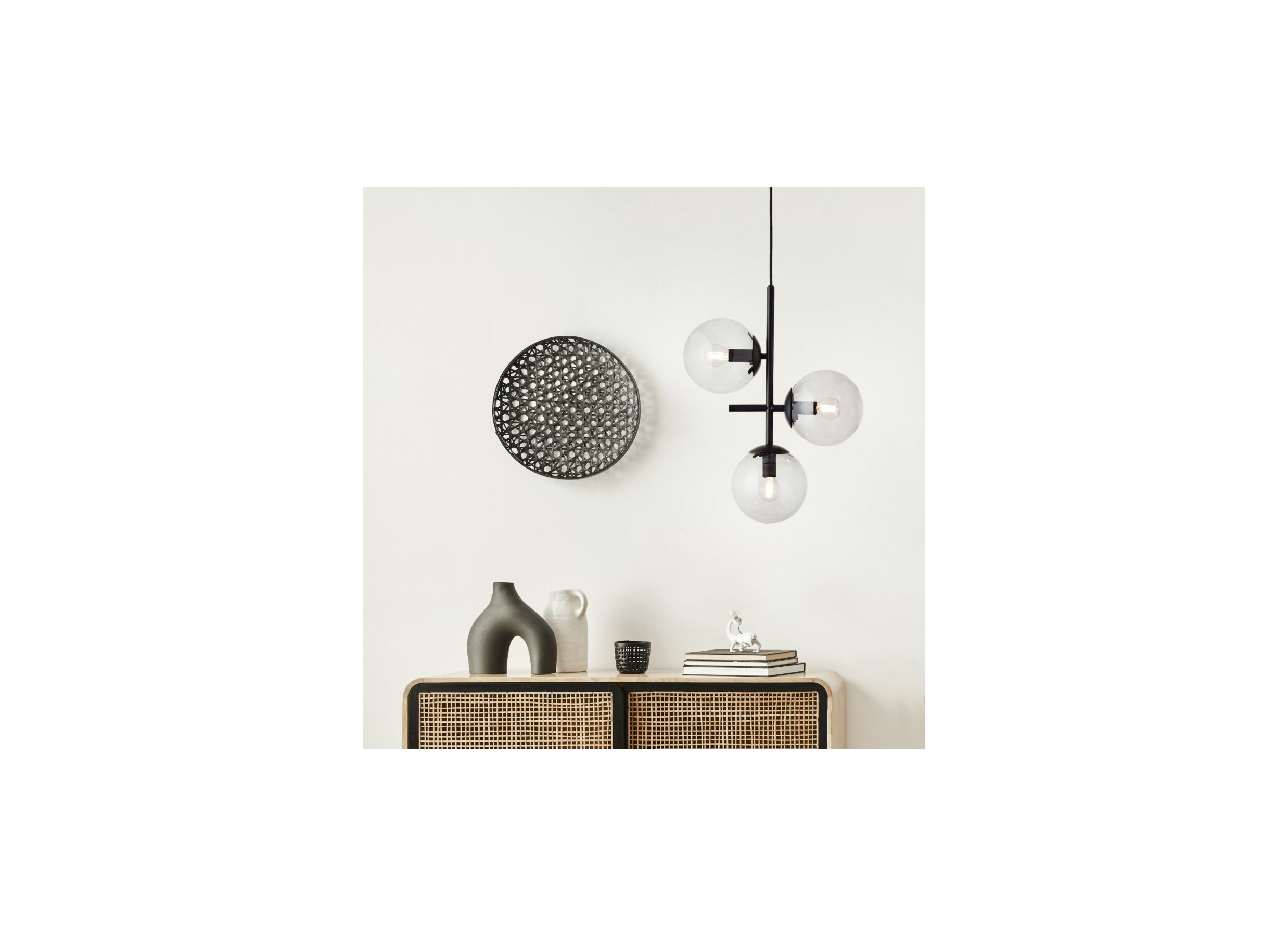 Hanglamp Ariol 15x35cm 3x25W E14