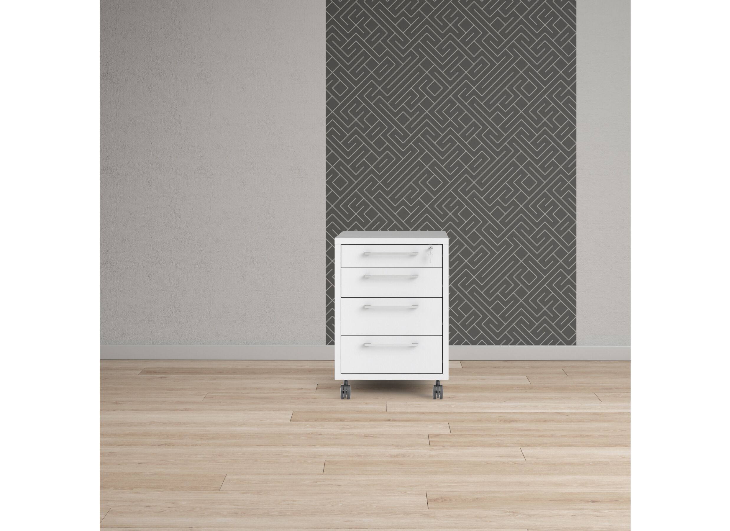 Ladeblok Prima 48x49x68cm - melamine - wit