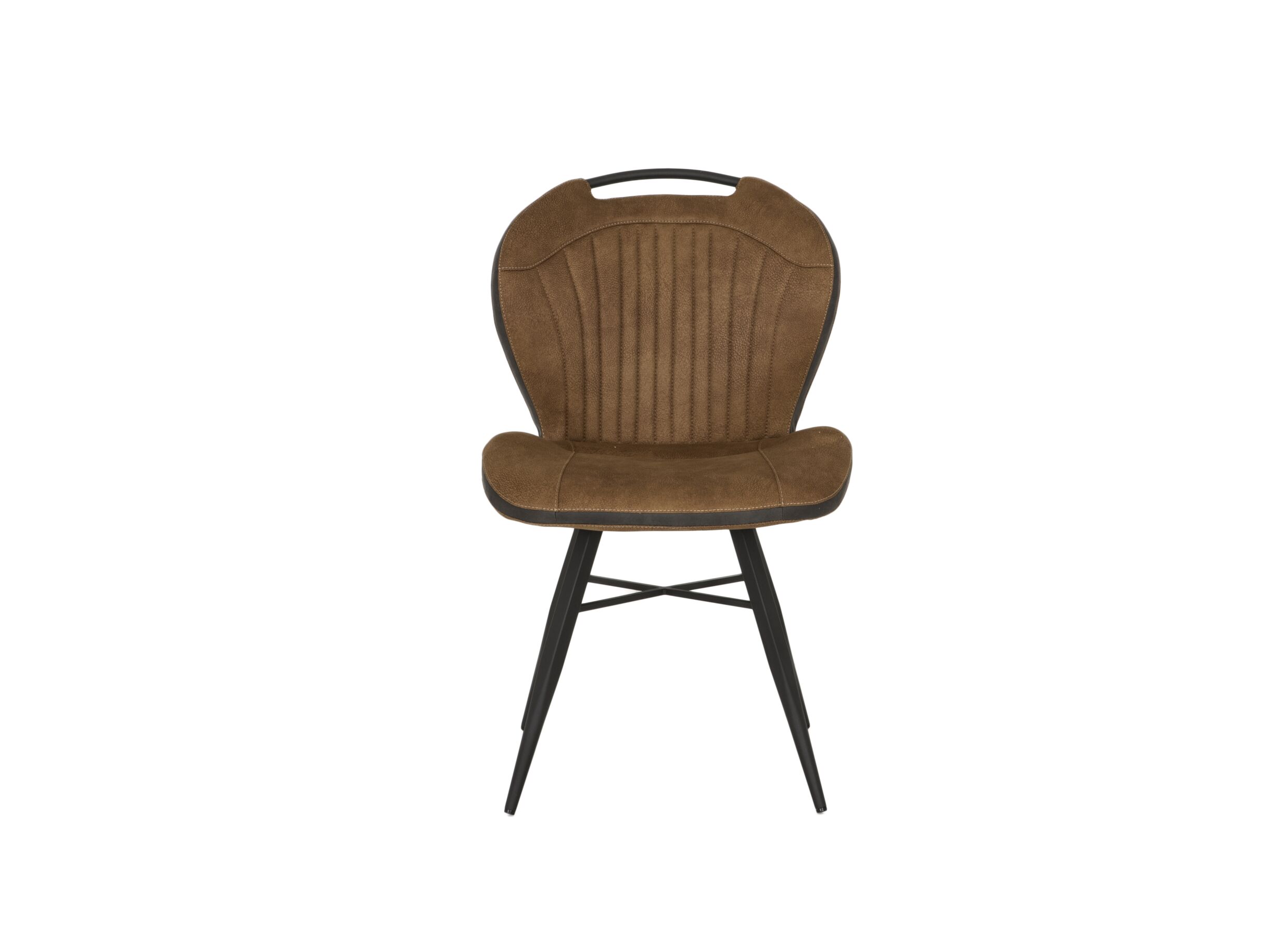 Stoel Mace 50,5x61x87cm - stof - zorro cognac